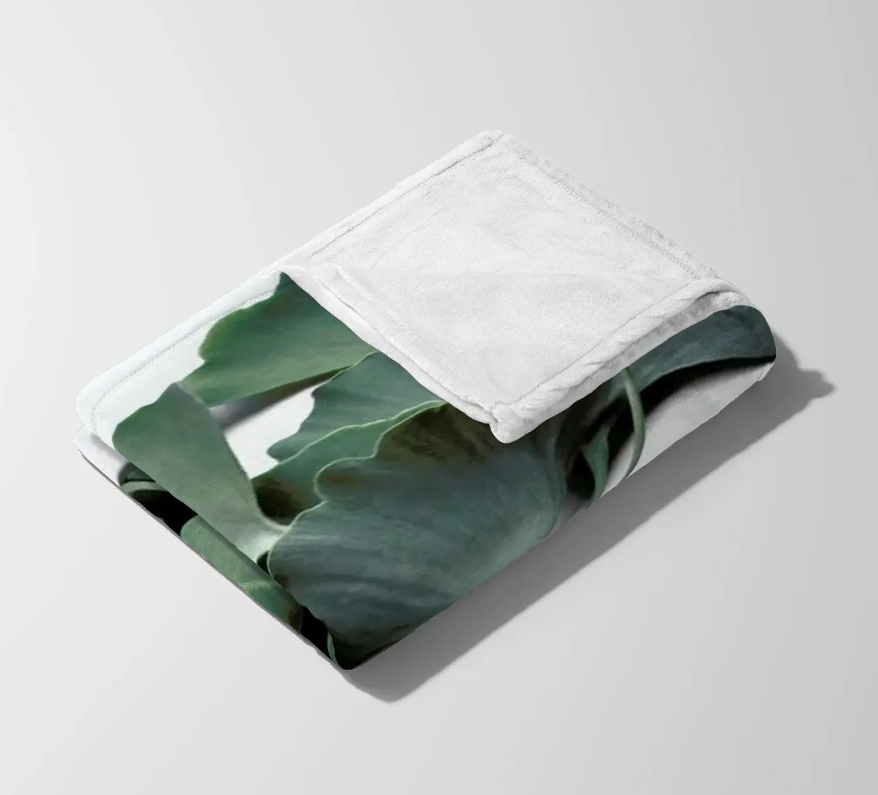 Ginko Biloba fleece blanket by Studio Nahili