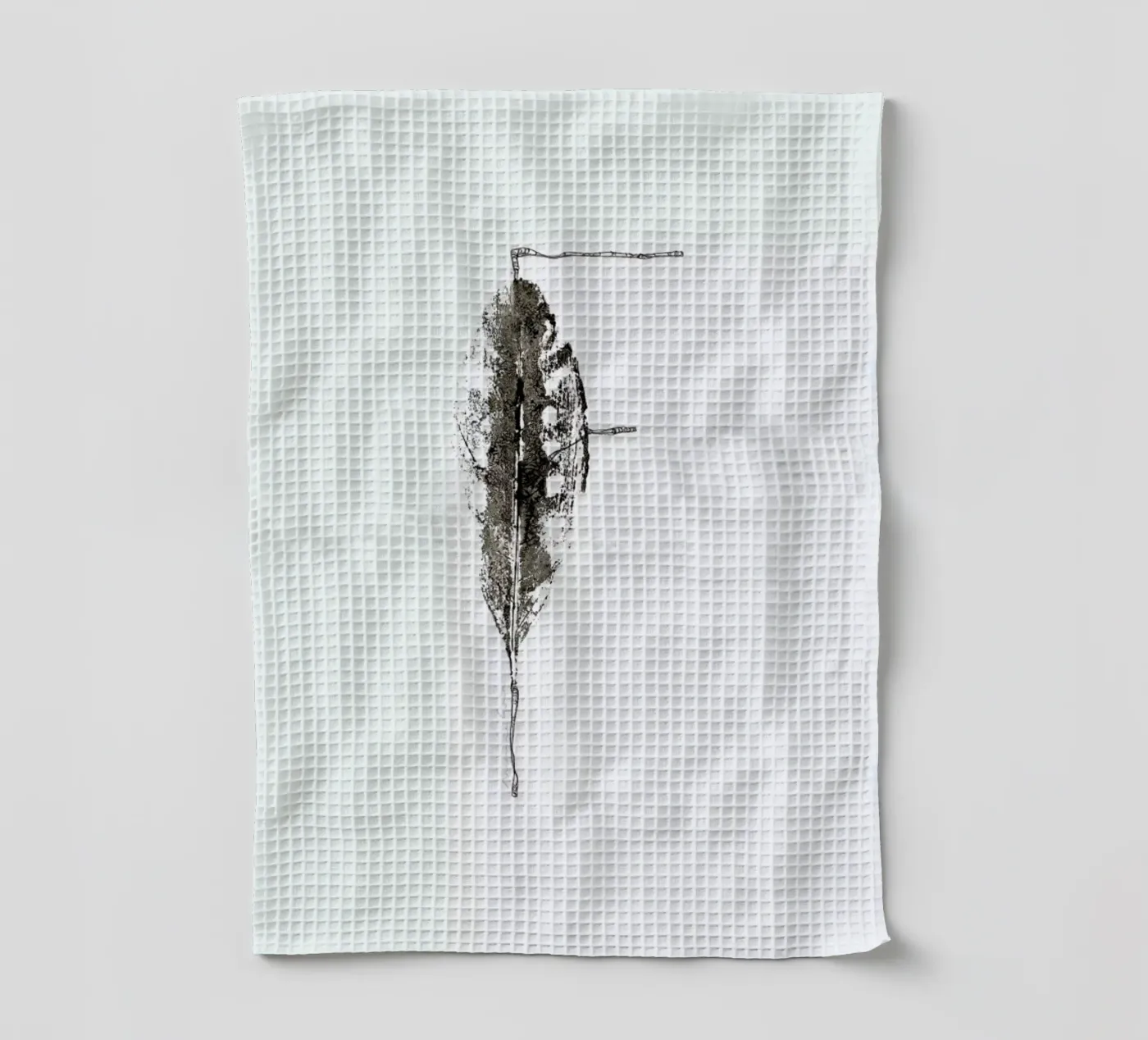 F tea towel by Marina Guiu