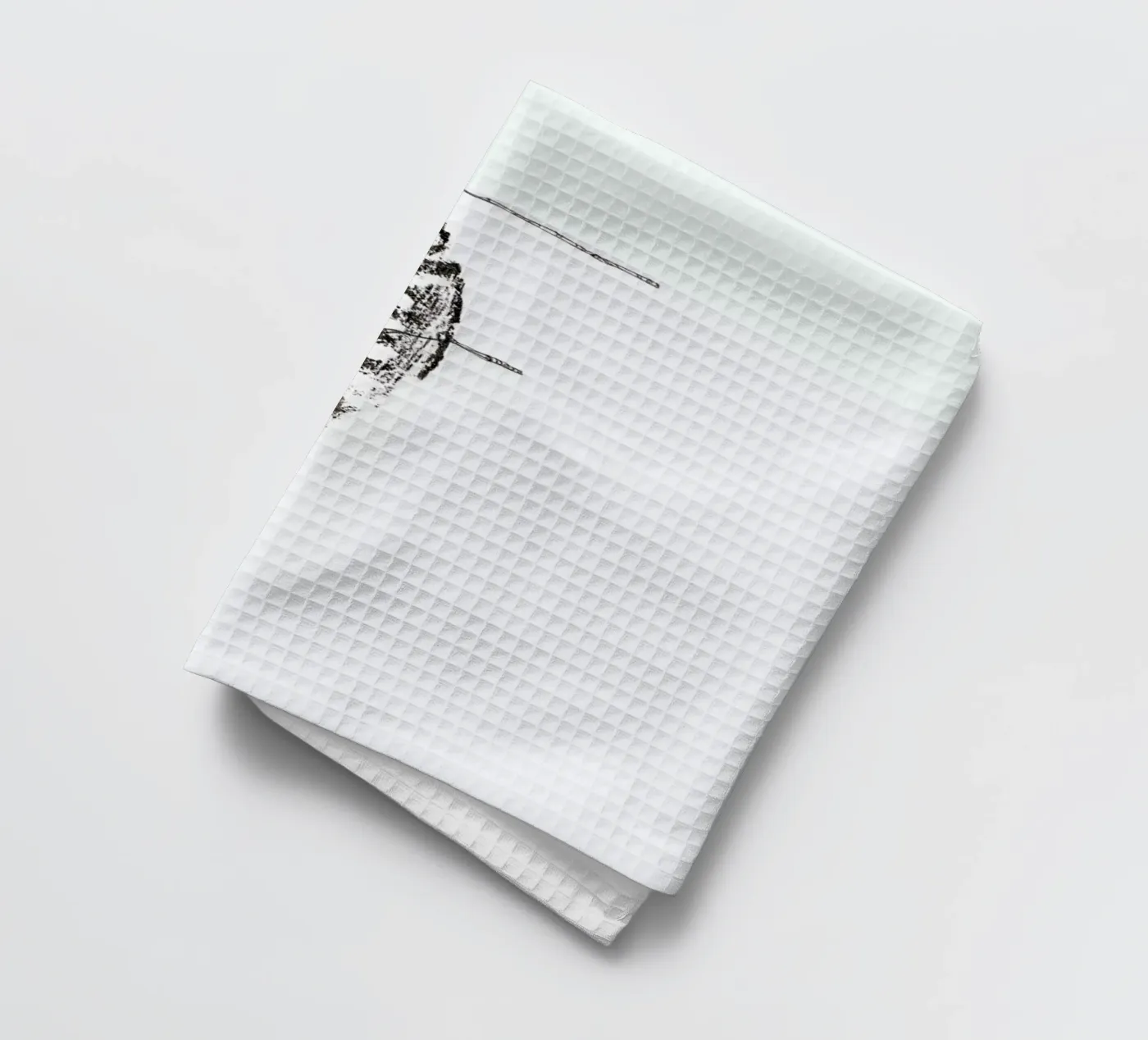 F tea towel by Marina Guiu
