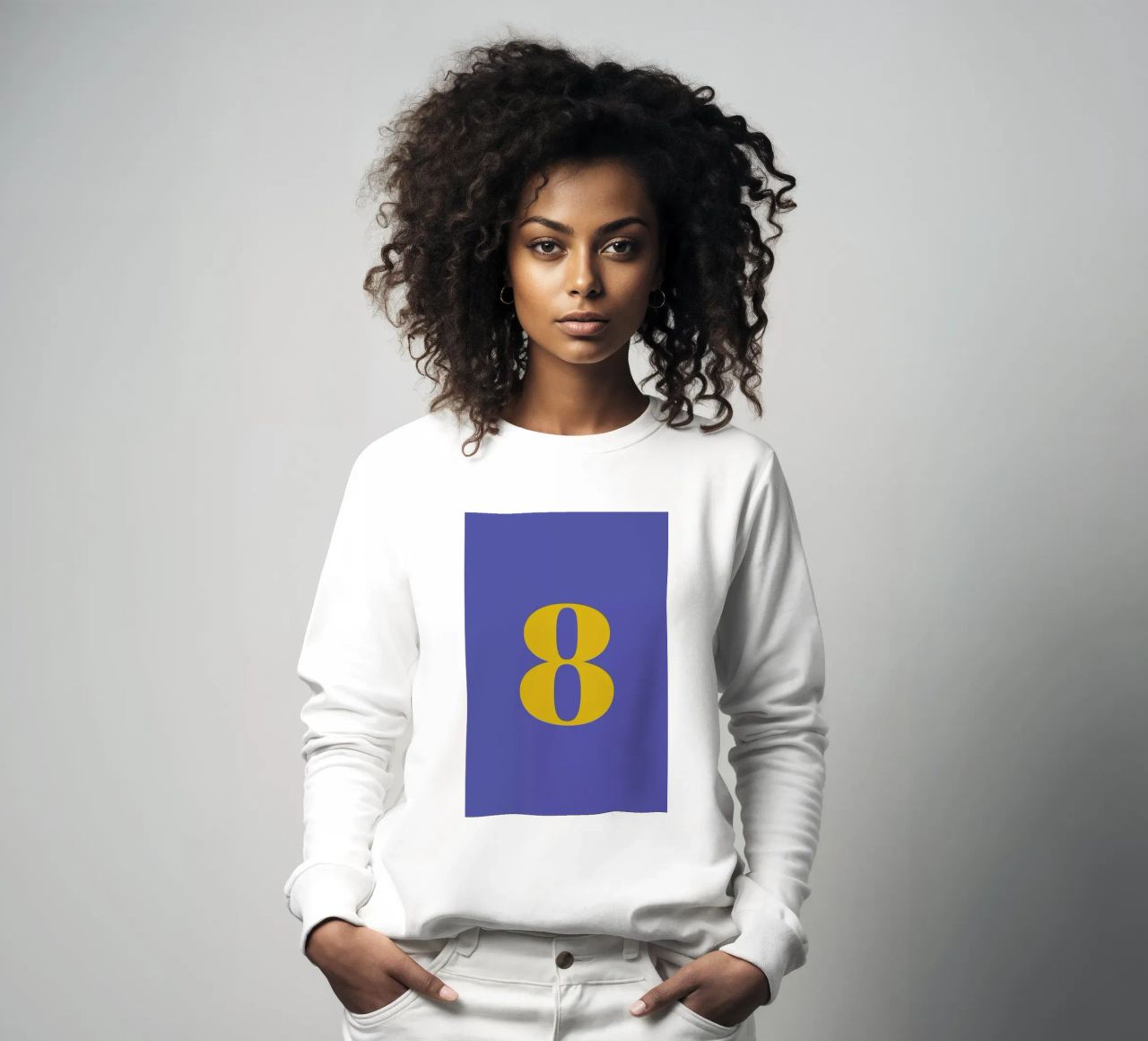 Blue Number 8 felpa da Studio One