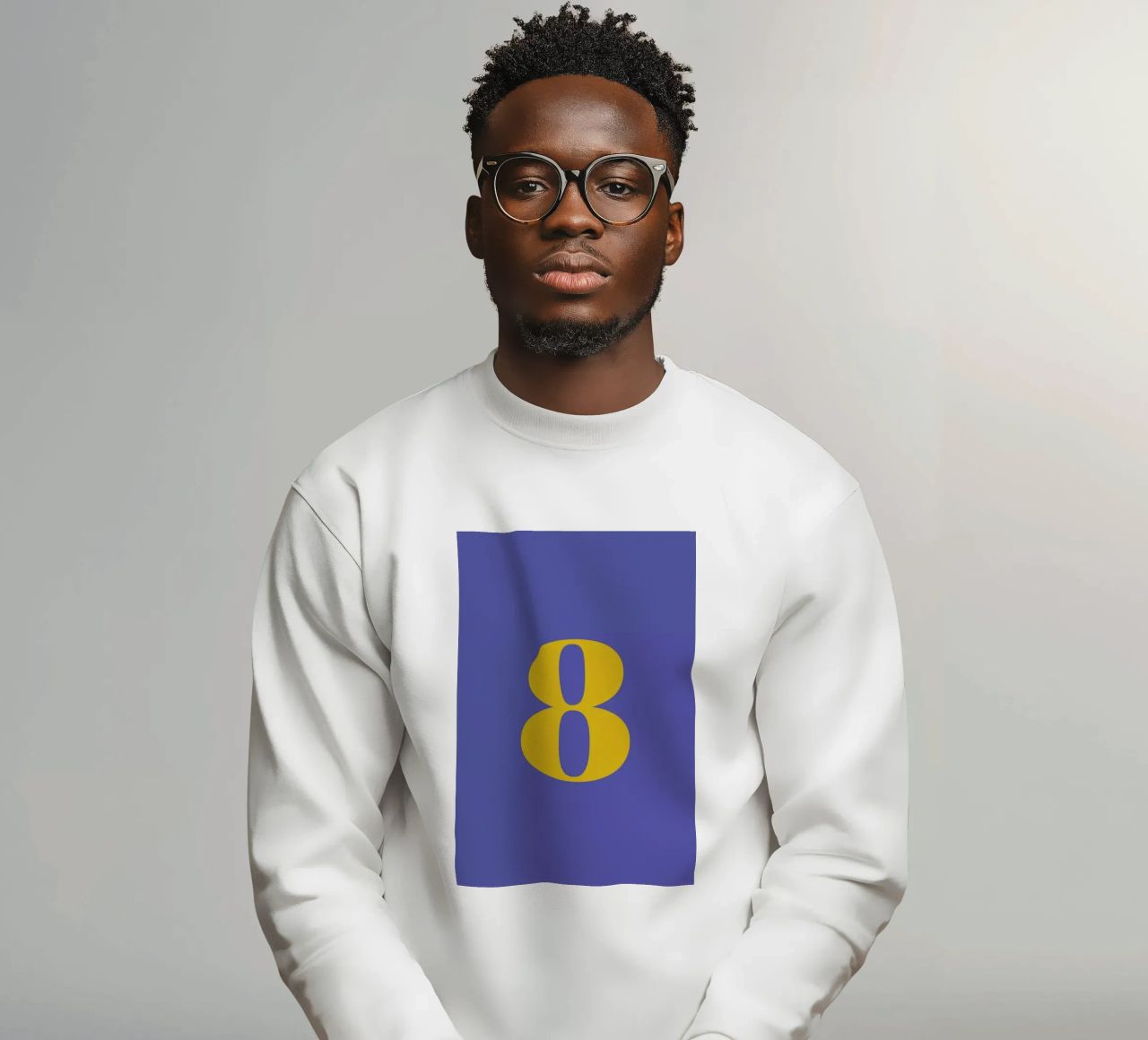 Blue Number 8 felpa da Studio One