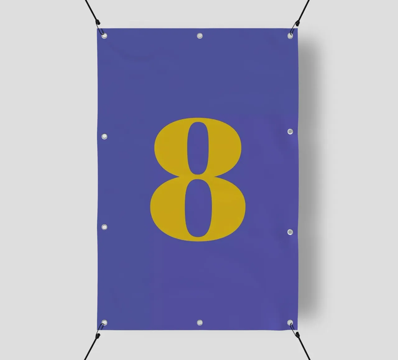 Blue Number 8 telo in pvc da Studio One