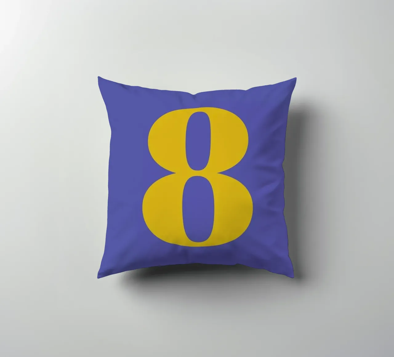 Blue Number 8 cuscino da Studio One