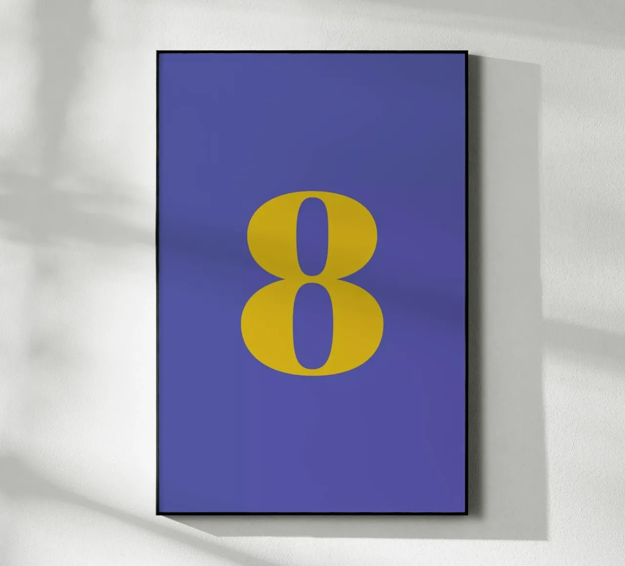 Blue Number 8 plexiglass da Studio One