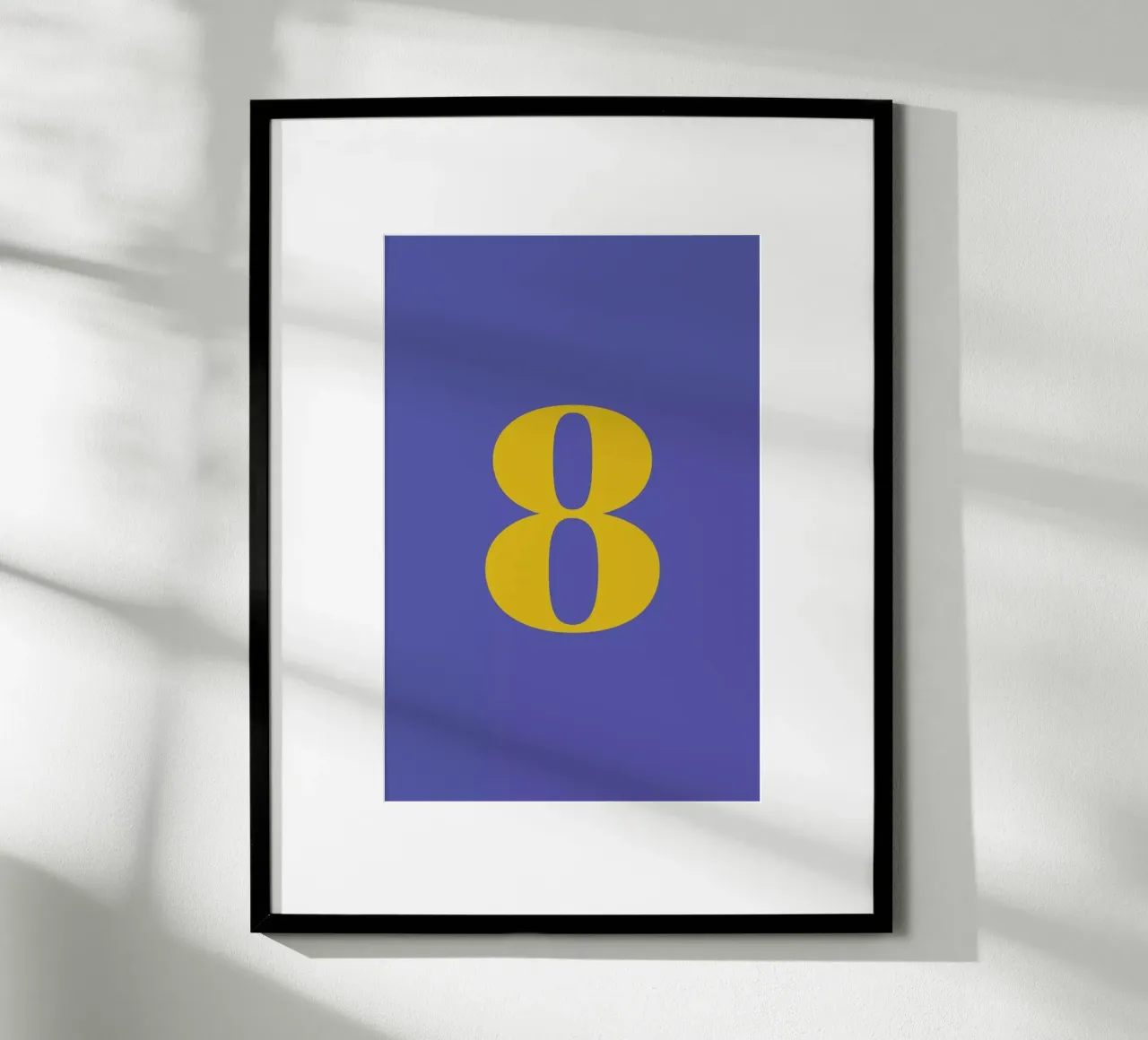 Blue Number 8 carta hahnemühle da Studio One