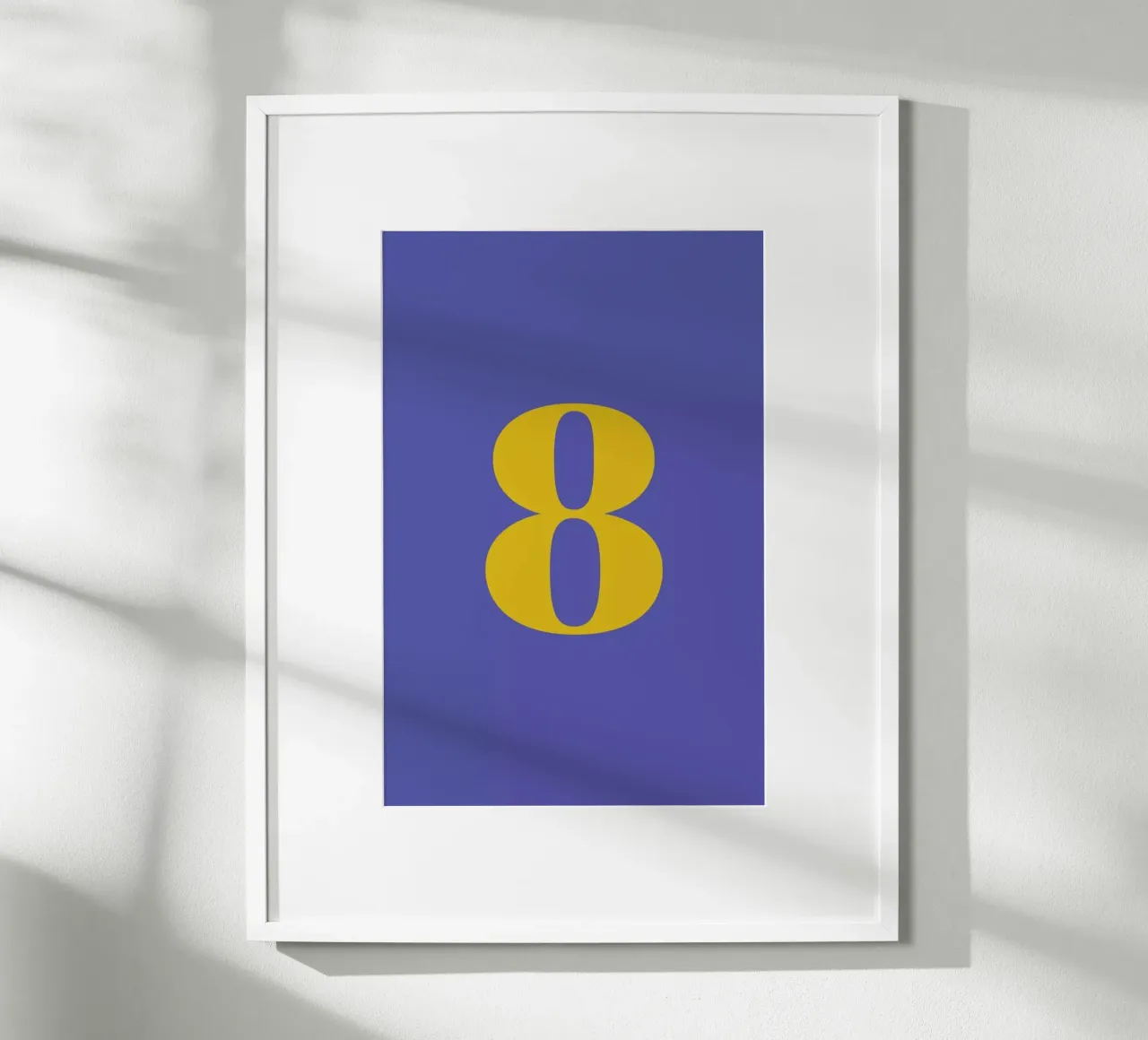 Blue Number 8 carta hahnemühle da Studio One