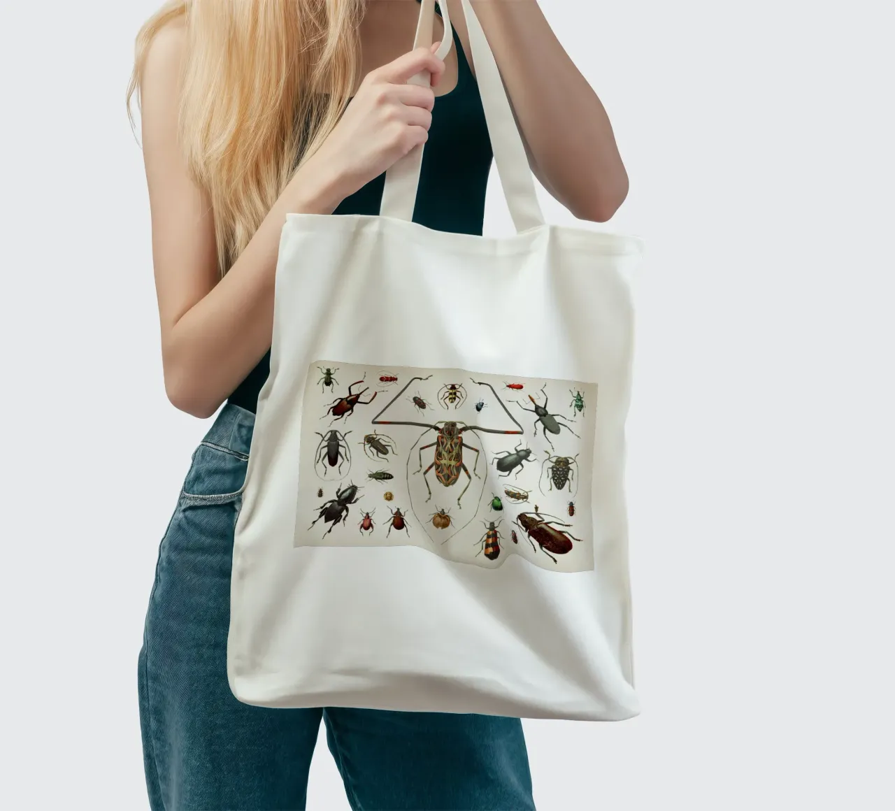 Vintage Brockhaus 1 Käfer 2 tote bag de Vintage Print Collection