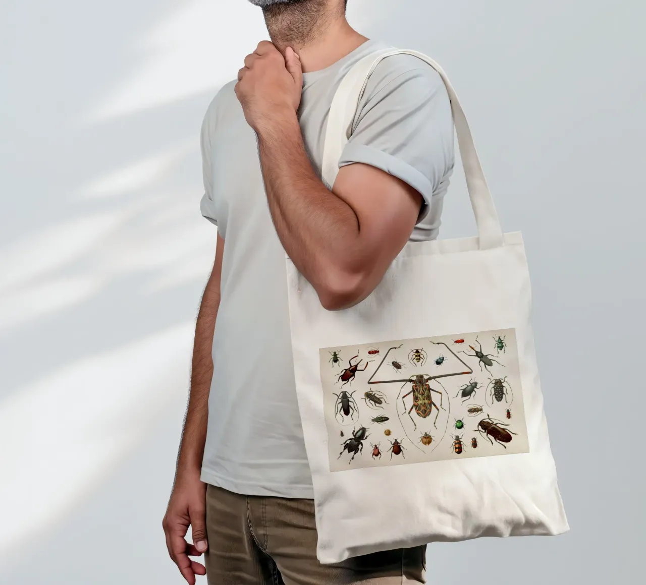 Vintage Brockhaus 1 Käfer 2 tote bag de Vintage Print Collection