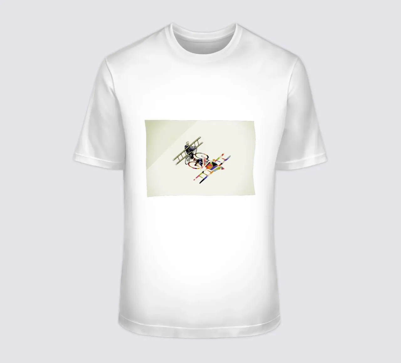 Walking Shadow - Bicyclist t-shirt da Jason Ratliff