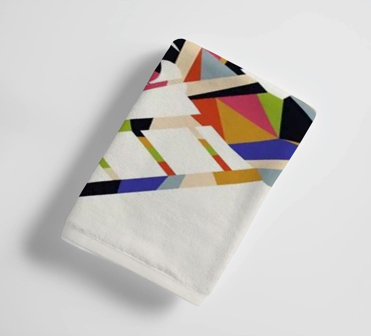 Walking Shadow - Bicyclist towel by Jason Ratliff