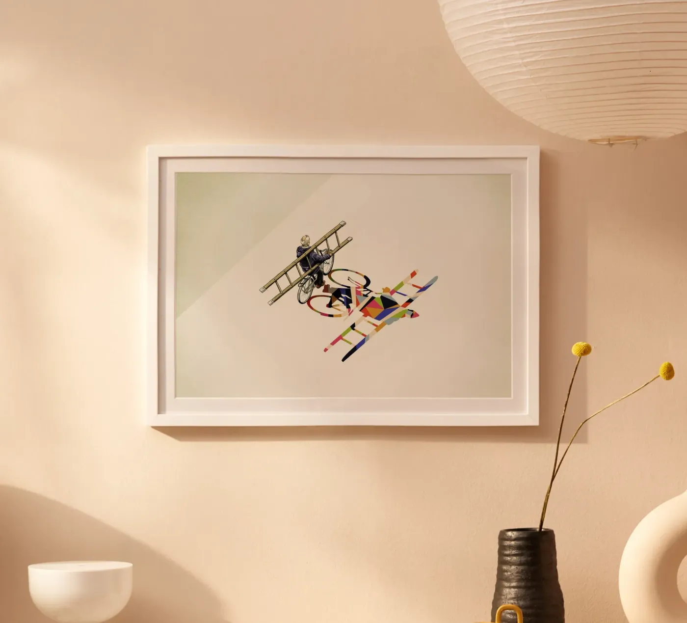 Walking Shadow - Bicyclist poster da Jason Ratliff