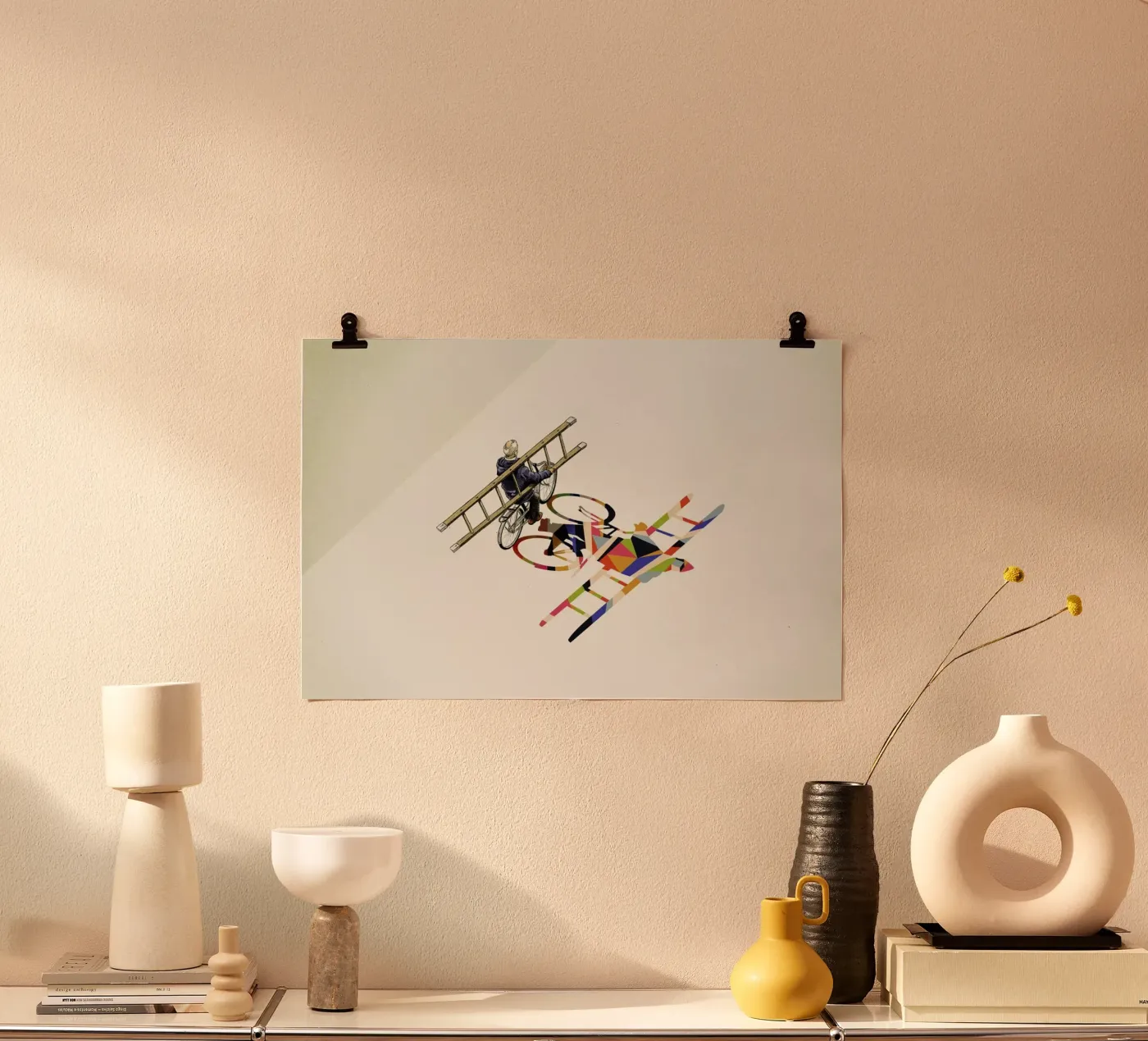 Walking Shadow - Bicyclist poster da Jason Ratliff