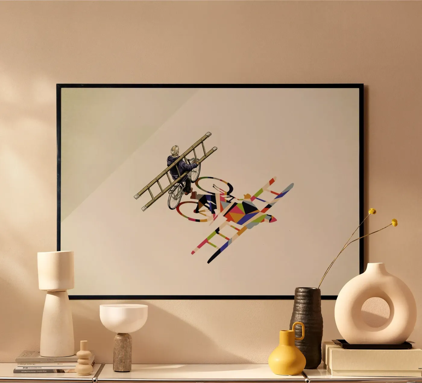 Walking Shadow - Bicyclist poster da Jason Ratliff