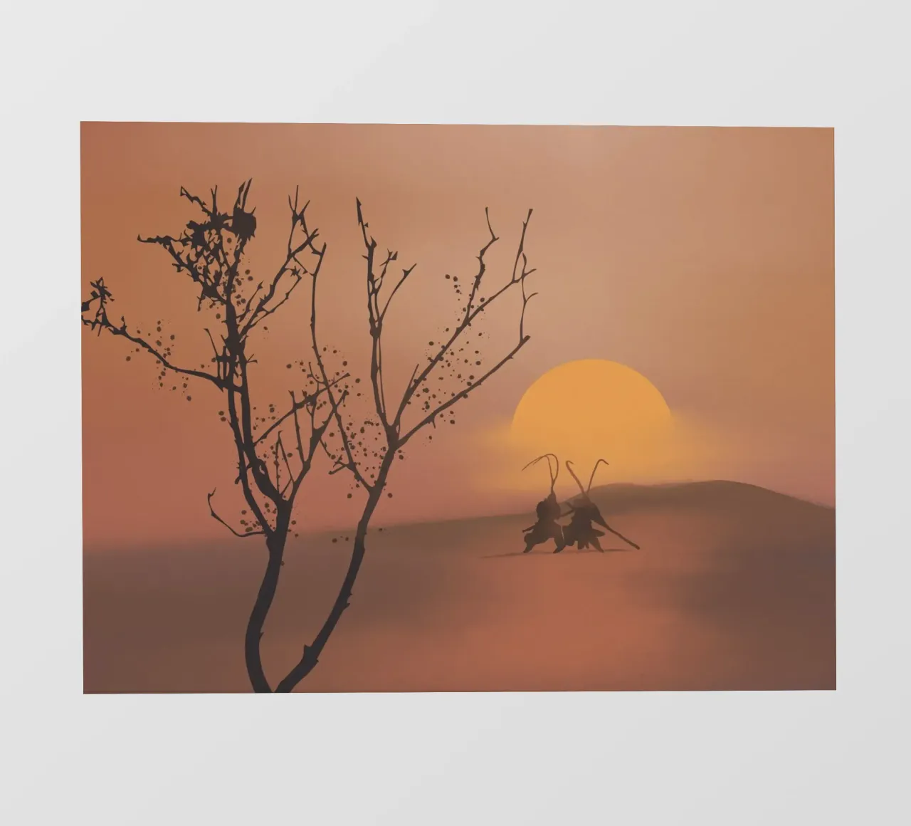 Re delle scimmie pellicola backlit da Little Dean