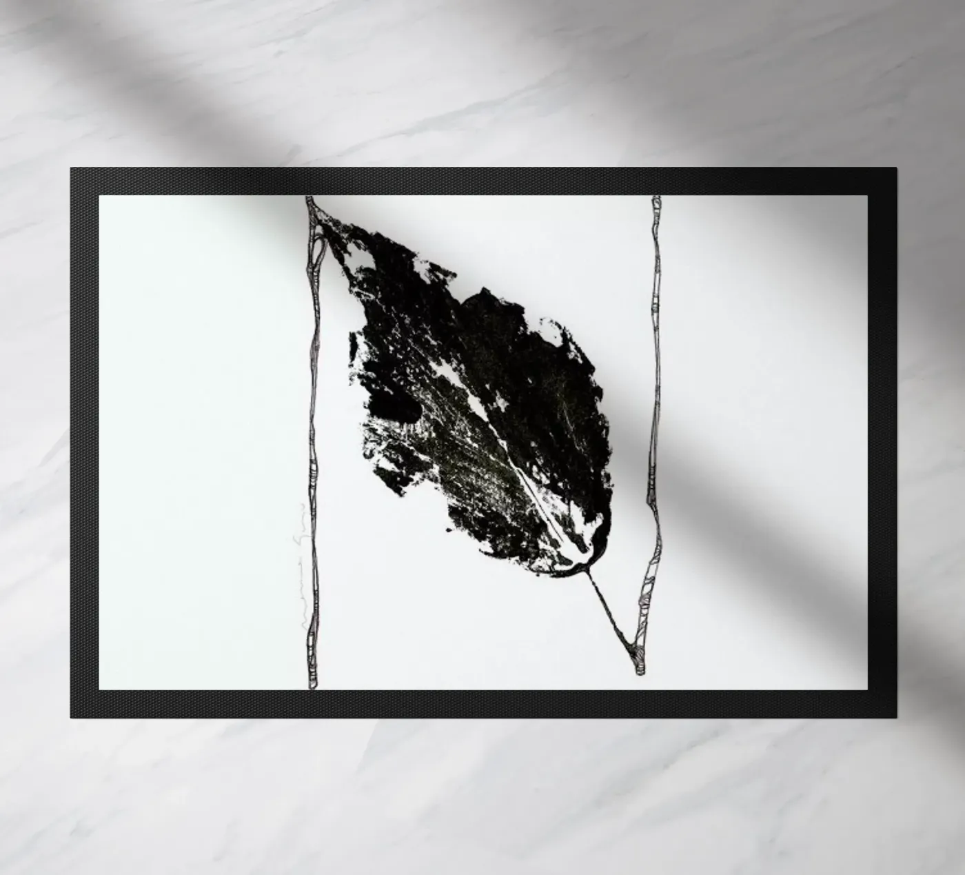 N doormat by Marina Guiu