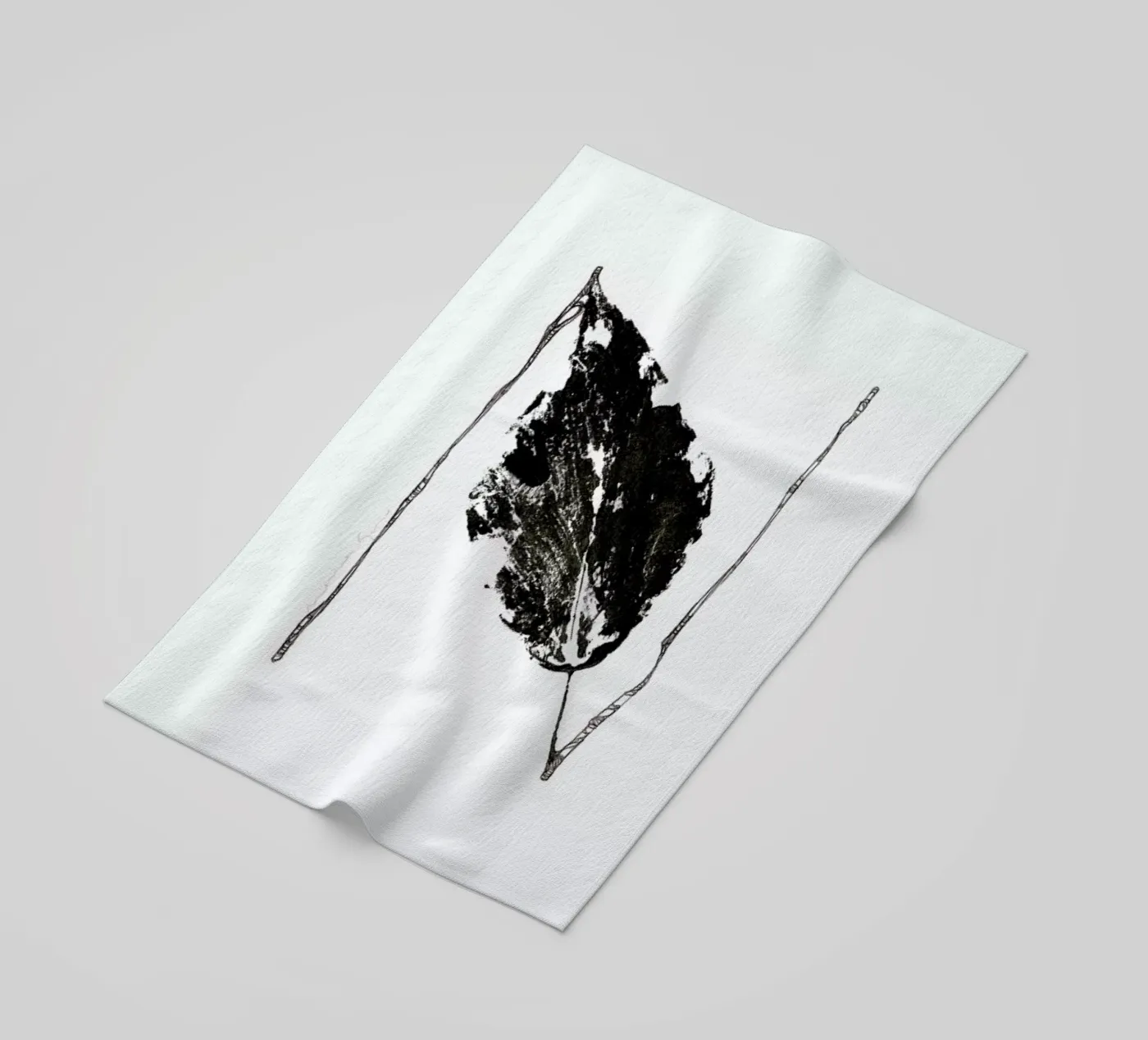 N beach towel by Marina Guiu