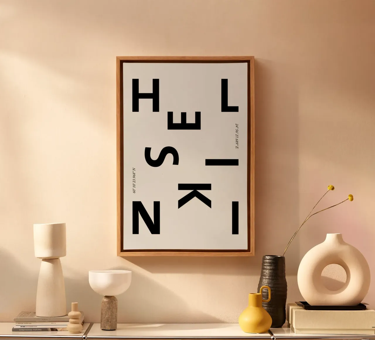 Cities - Helsinki Leinwand von typealive