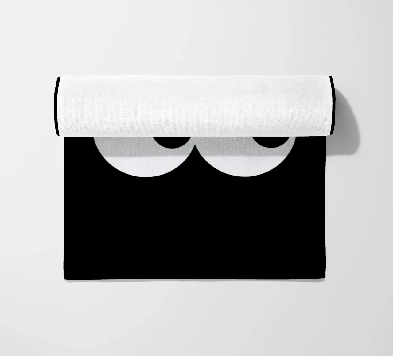 Black Eyes beach towel by The Poster Kid