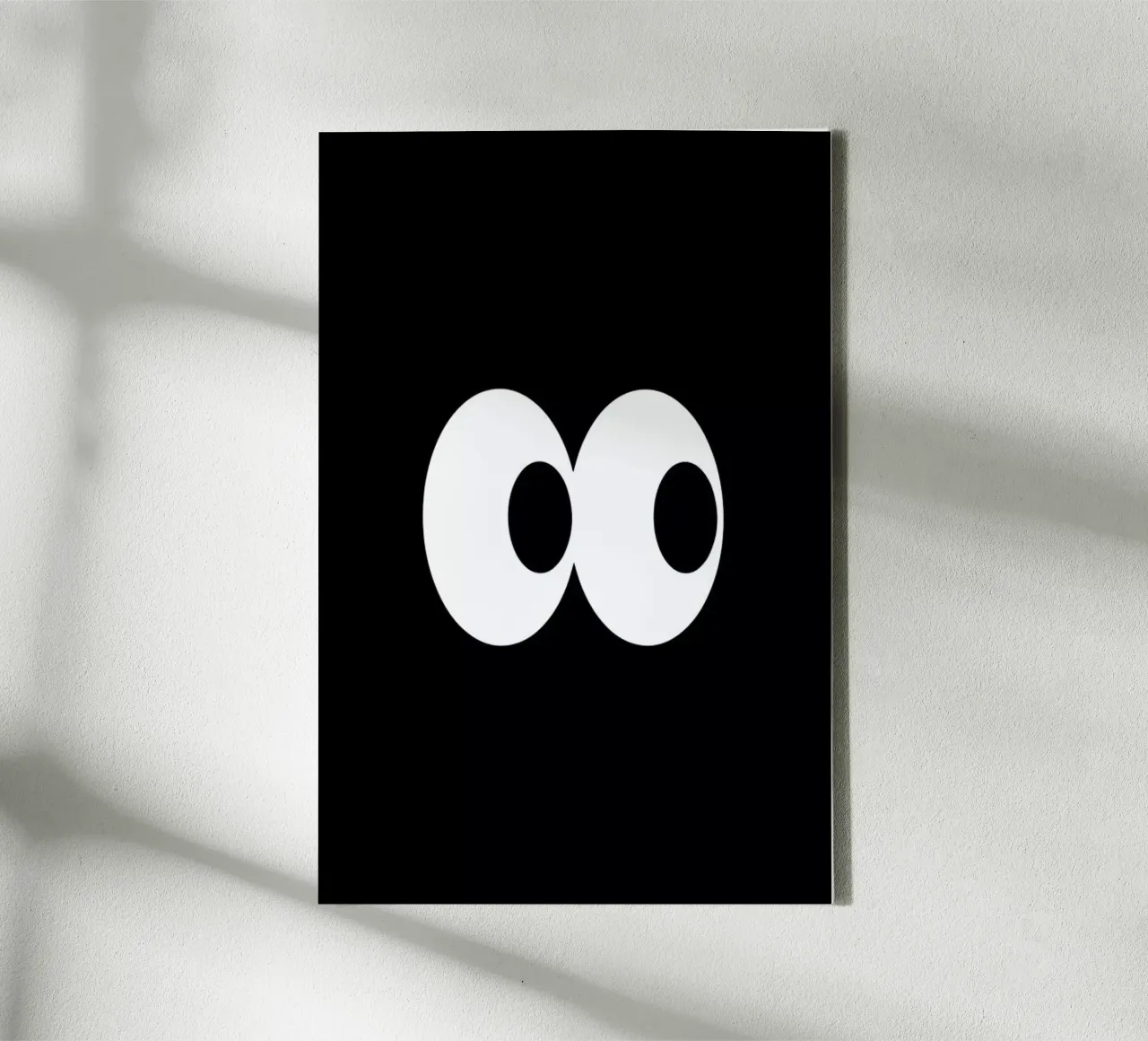 Black Eyes canvas met Baklijst van The Poster Kid