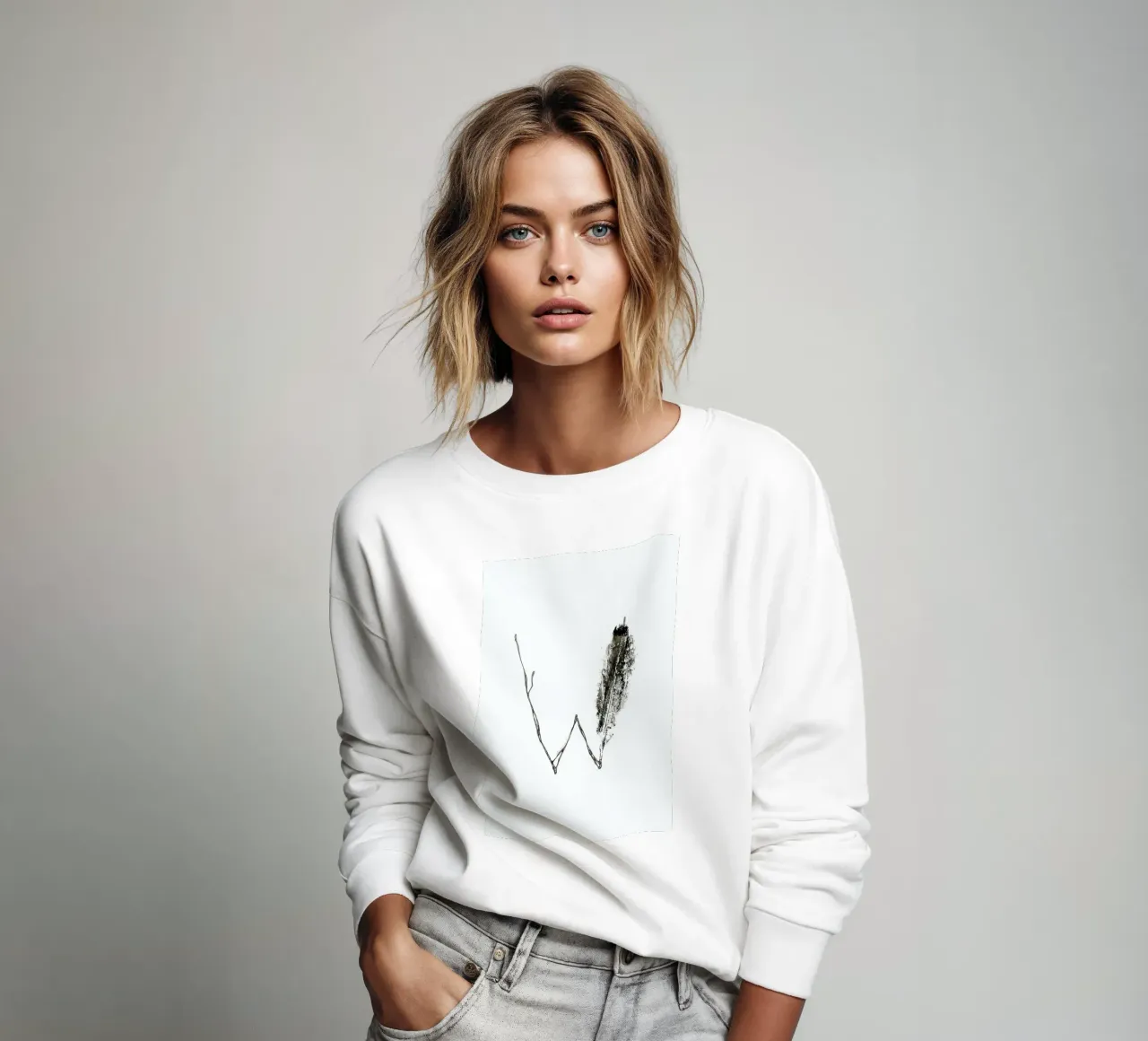 W Sweatshirt von Marina Guiu