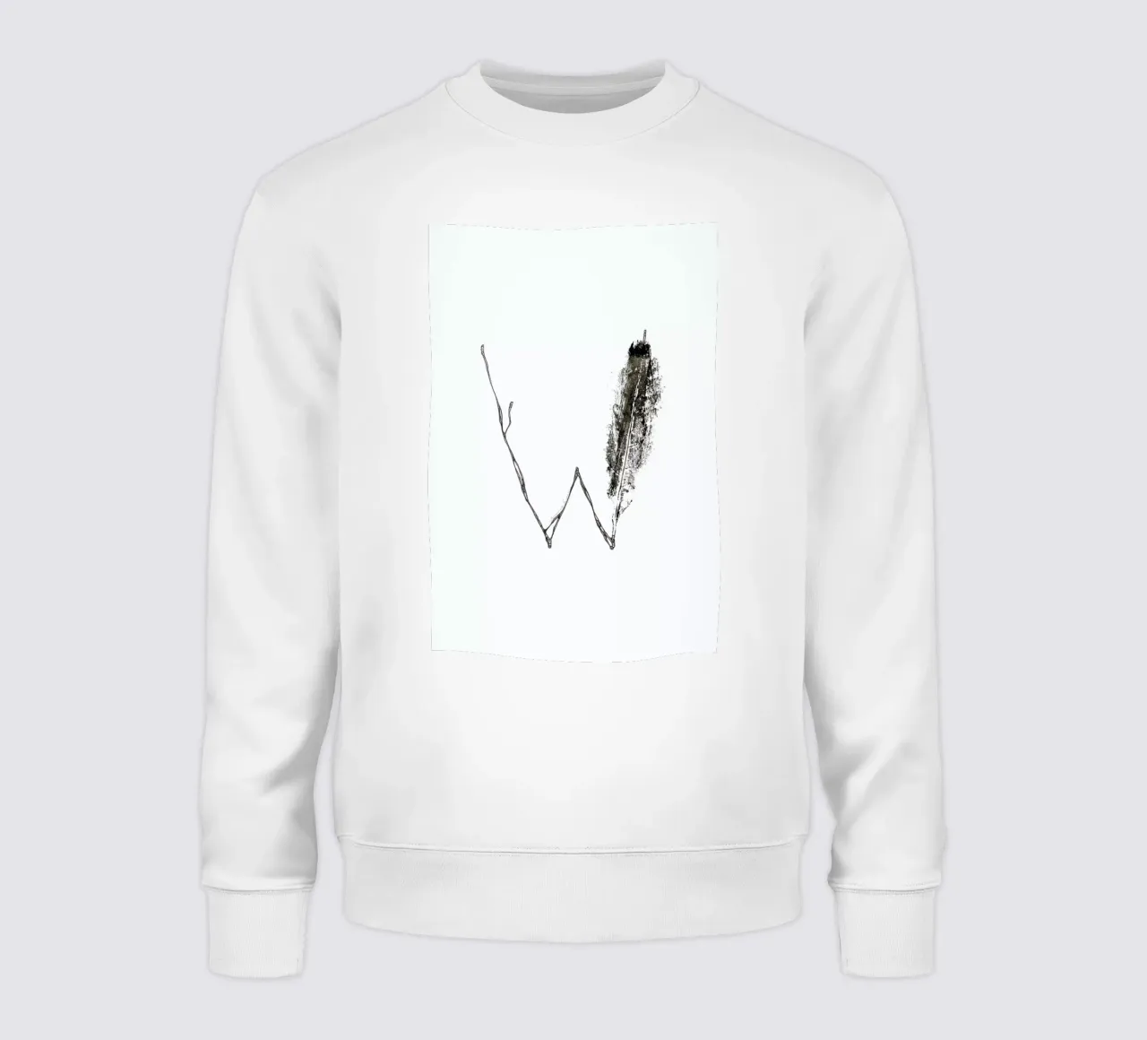 W sweatshirt by Marina Guiu