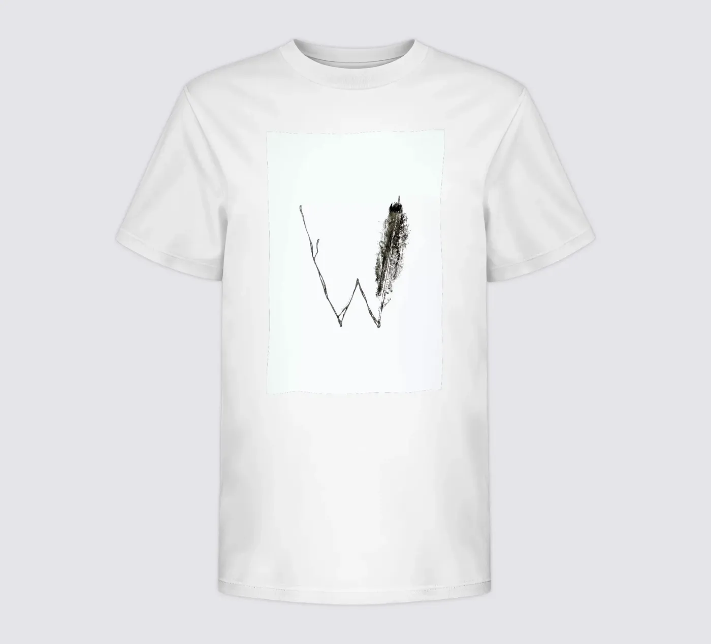 W kinder t-shirt van Marina Guiu