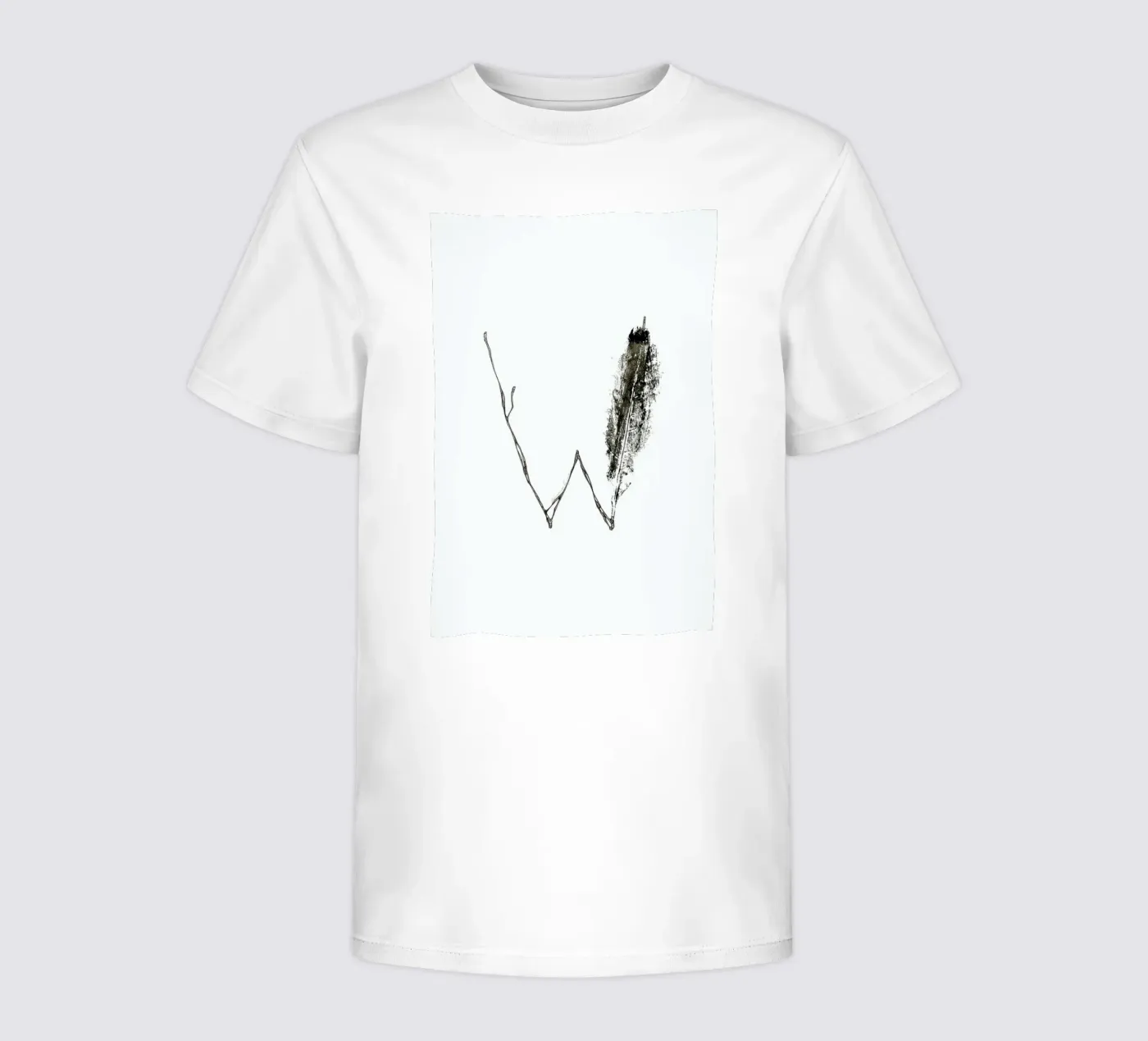 W kinder t-shirt van Marina Guiu