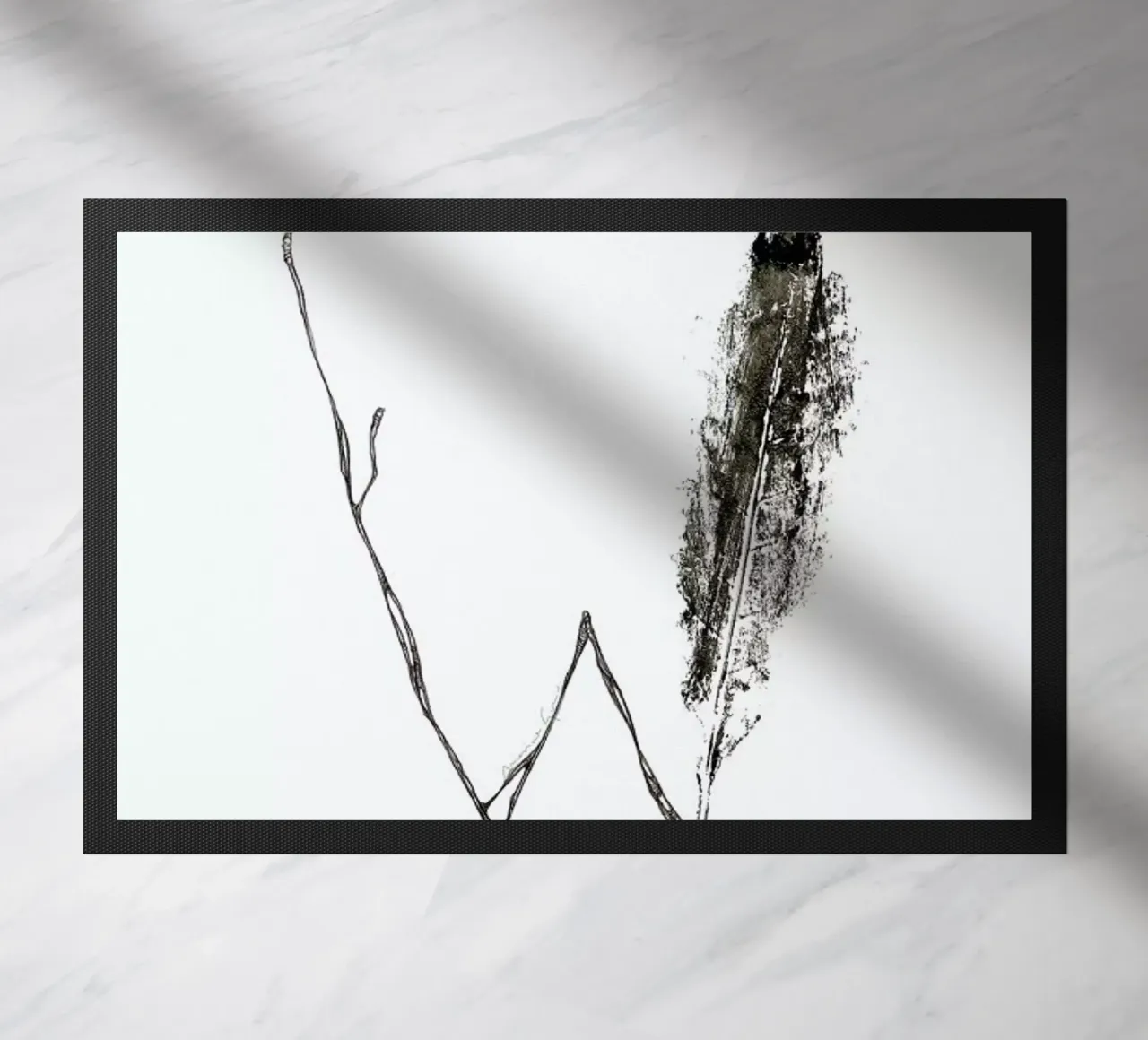 W deurmat van Marina Guiu