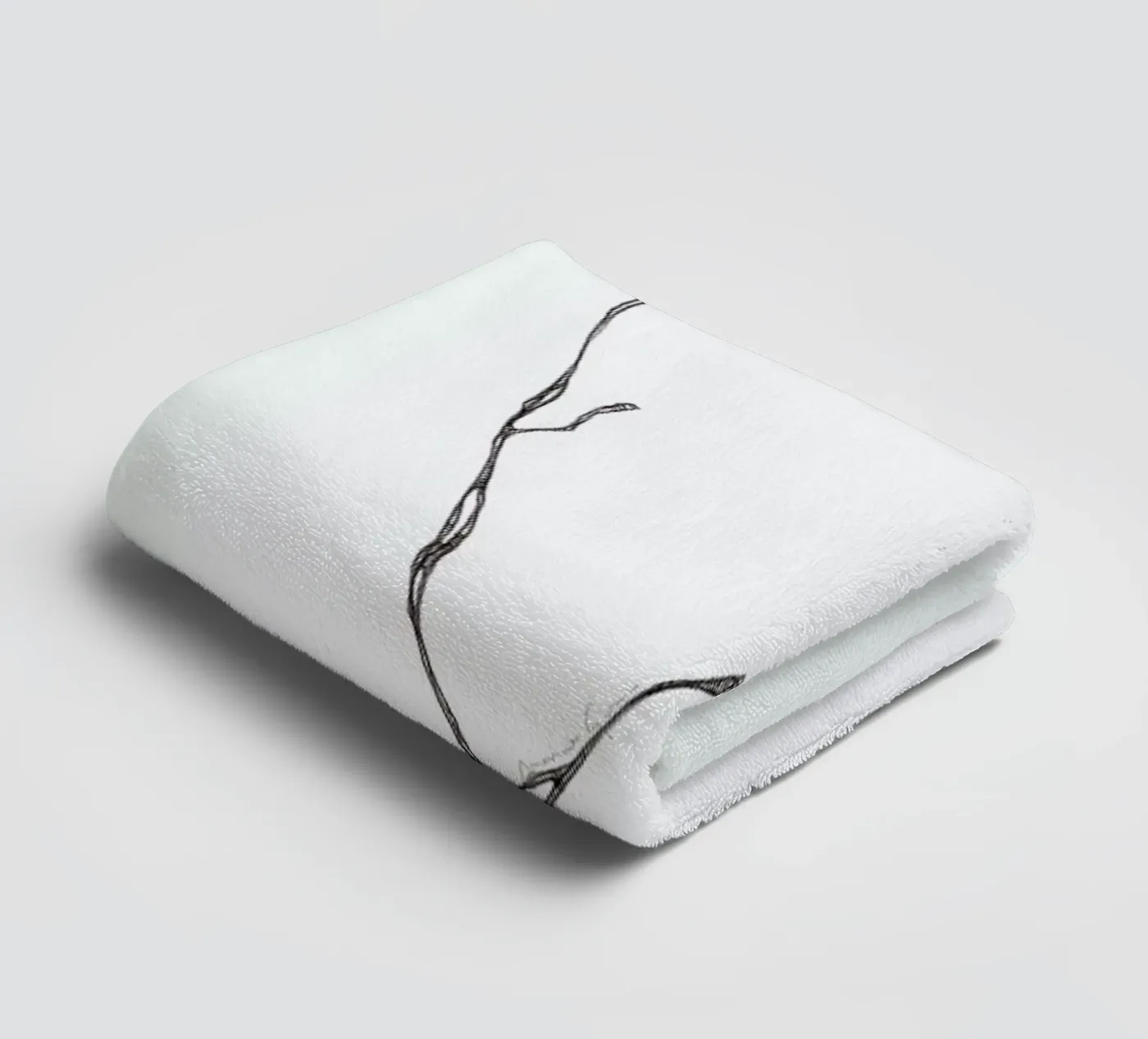 W towel by Marina Guiu