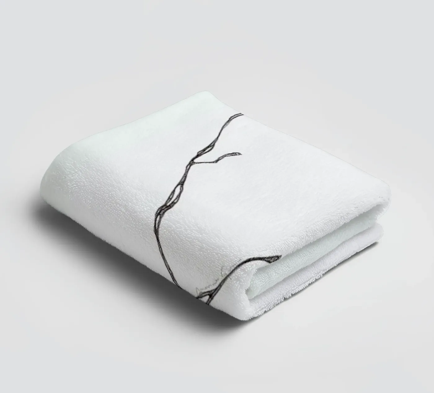 W badhanddoek van Marina Guiu