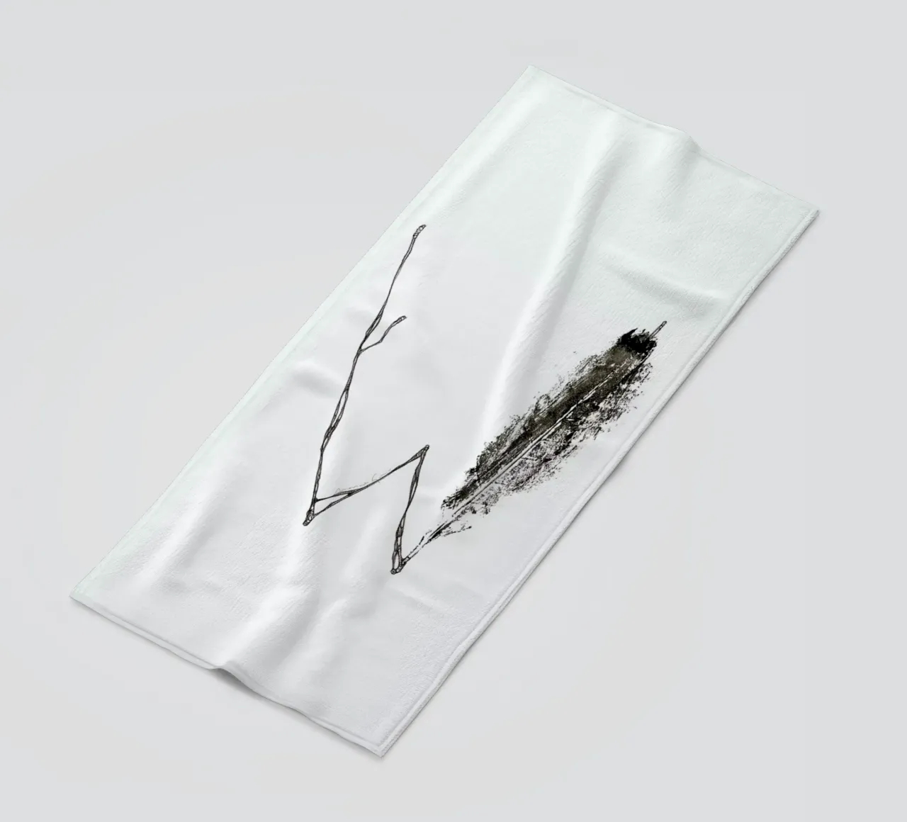 W serviette de plage de Marina Guiu