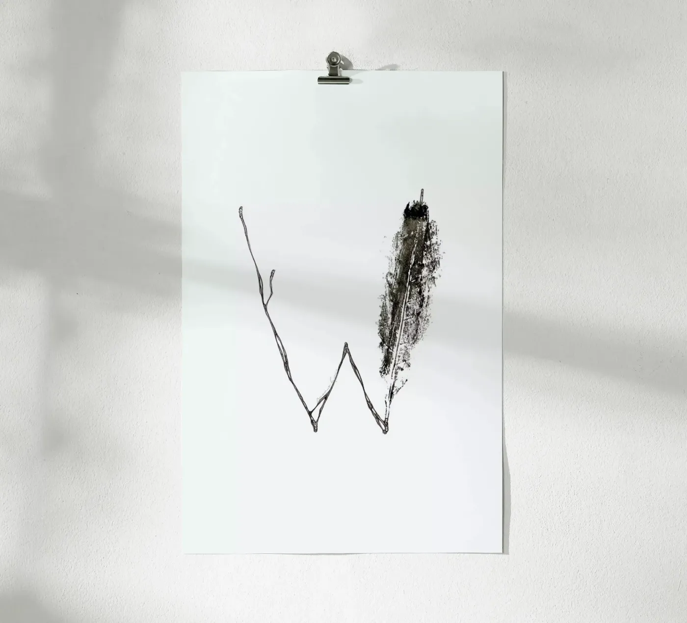 W Poster von Marina Guiu