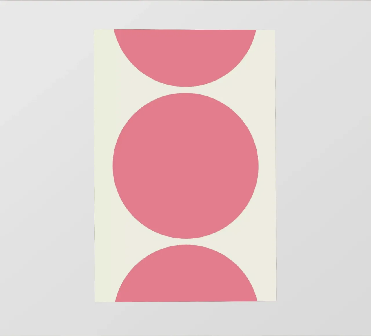 Pink Moon telo in pvc da Bo Lundberg