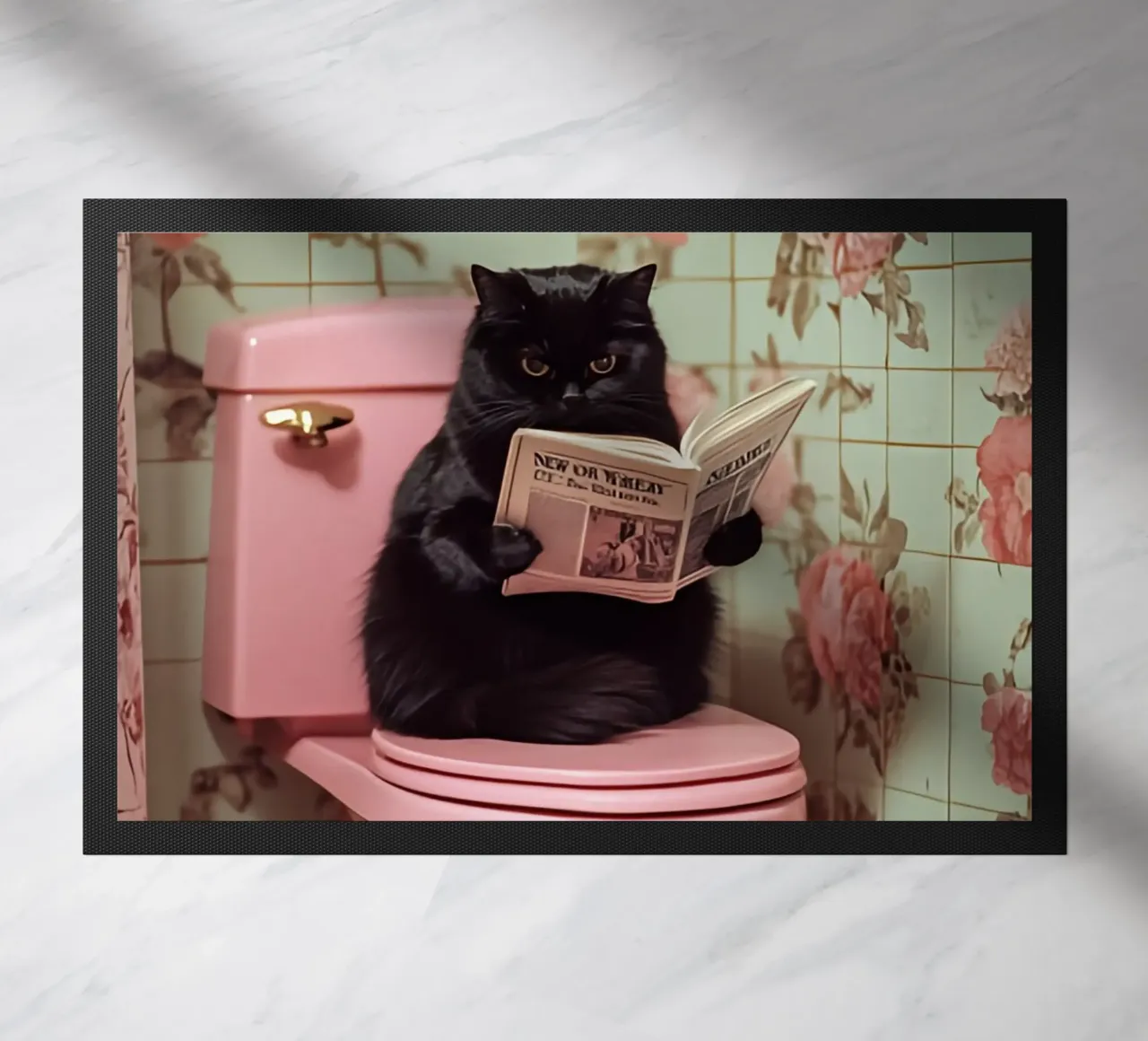 Katze liest Zeitung zerbino da NORDLICHT DESIGNS
