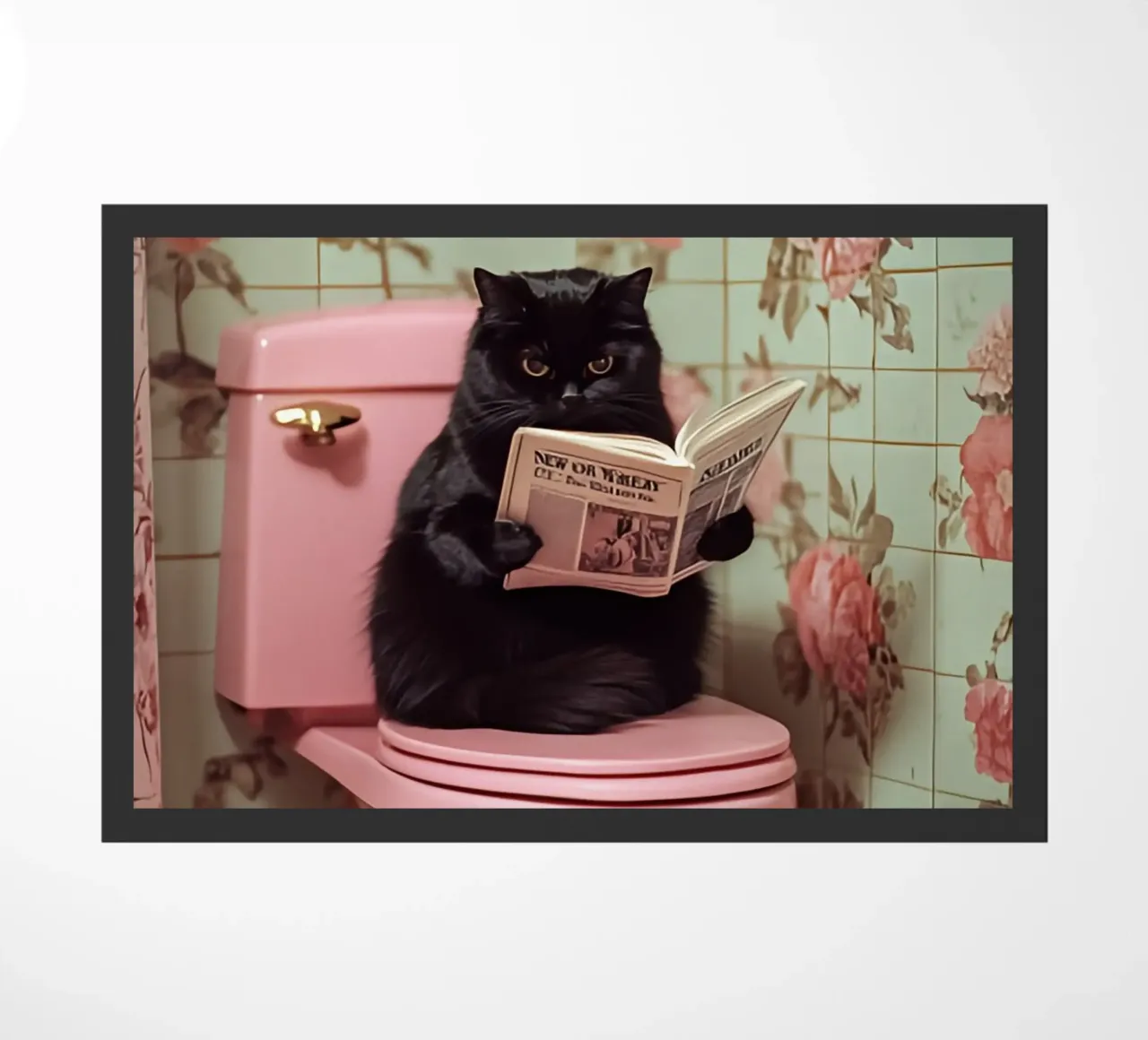 Katze liest Zeitung zerbino da NORDLICHT DESIGNS