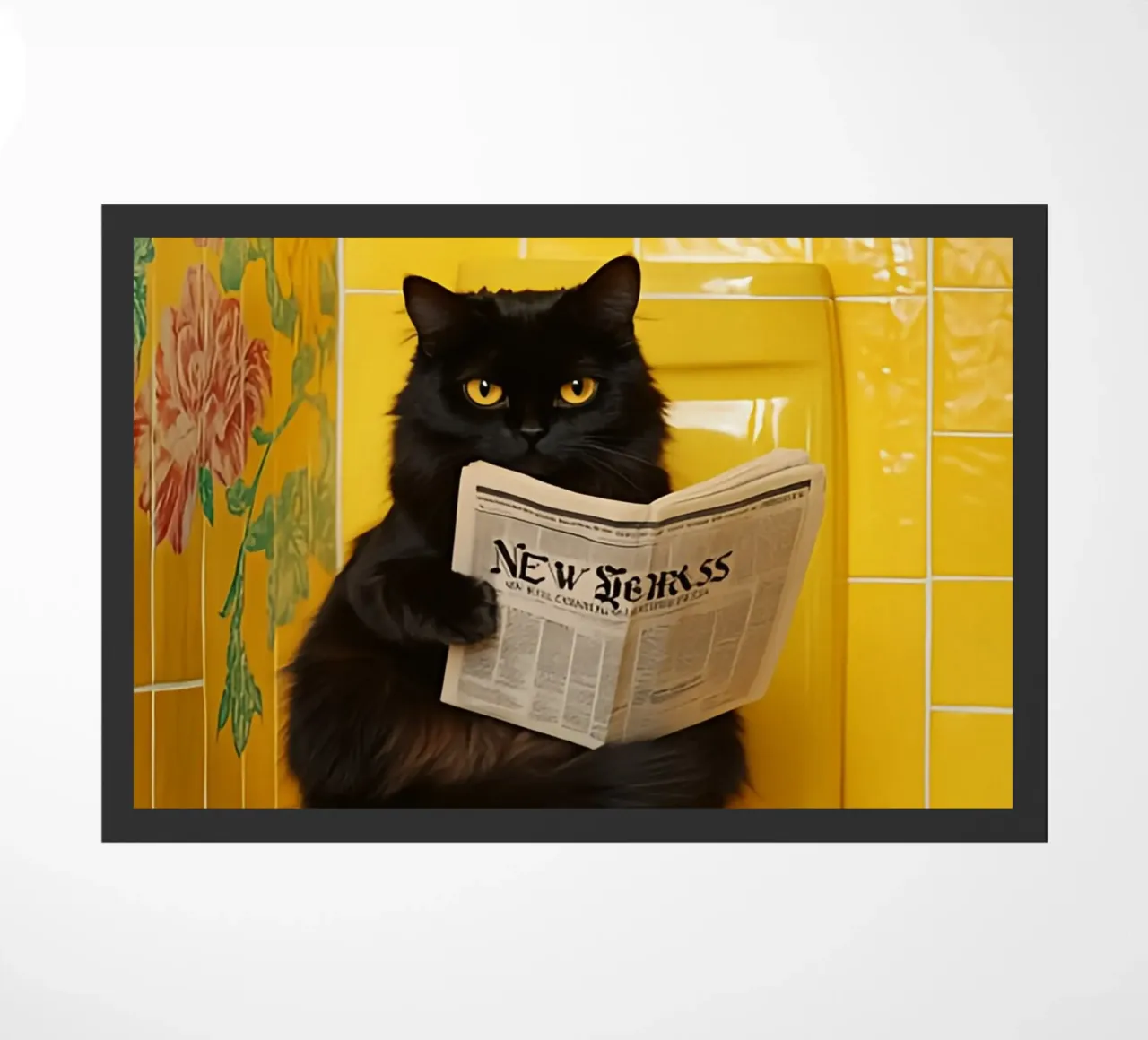 Katze liest Zeitung zerbino da NORDLICHT DESIGNS