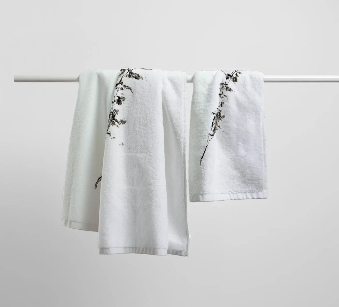 Y towel by Marina Guiu