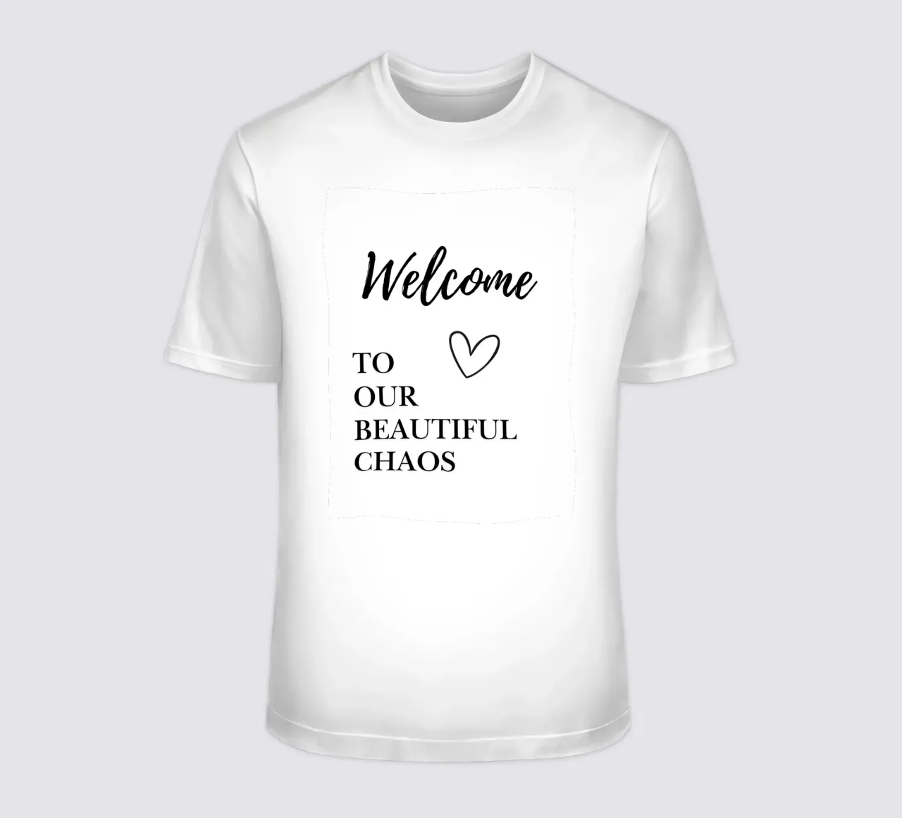 Welcome to our beautiful chaos t-shirt da NORDLICHT DESIGNS