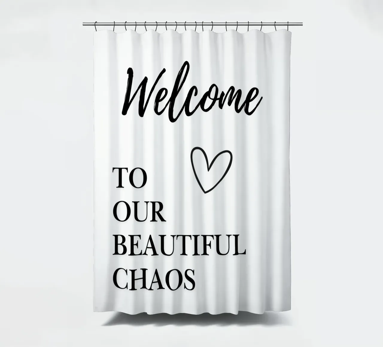 Welcome to our beautiful chaos cortina de baño de NORDLICHT DESIGNS