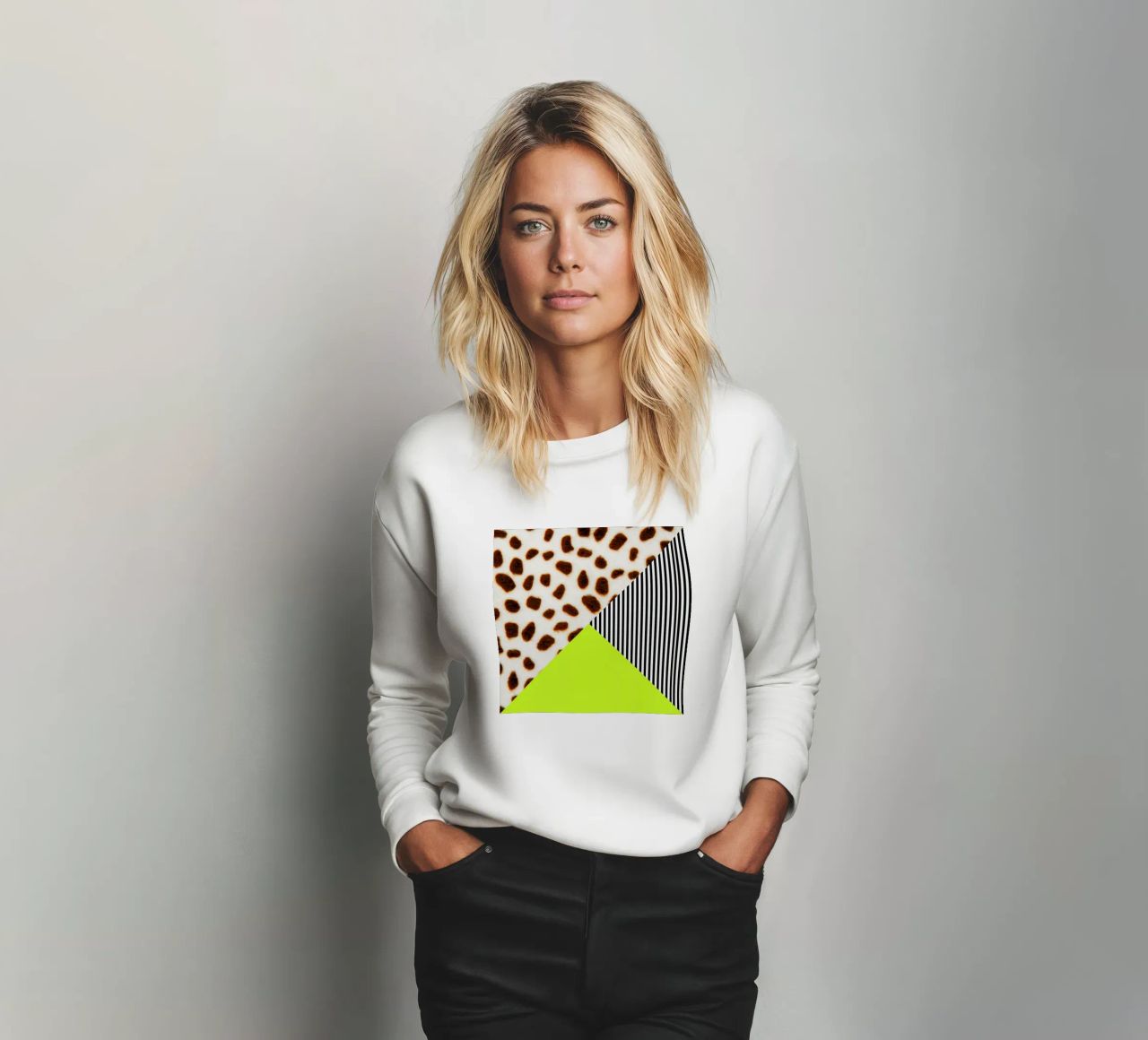 Cheetah Stripe  Neon felpa da Vasare Nar