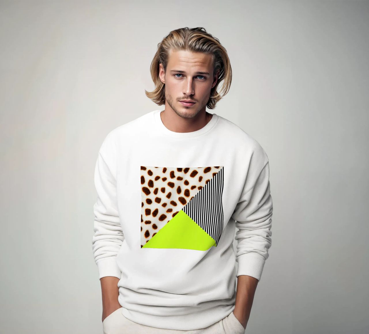 Cheetah Stripe  Neon felpa da Vasare Nar