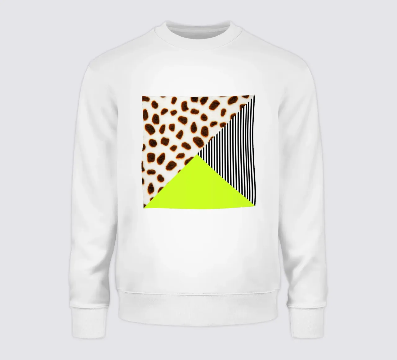 Cheetah Stripe Neon felpa da Vasare Nar