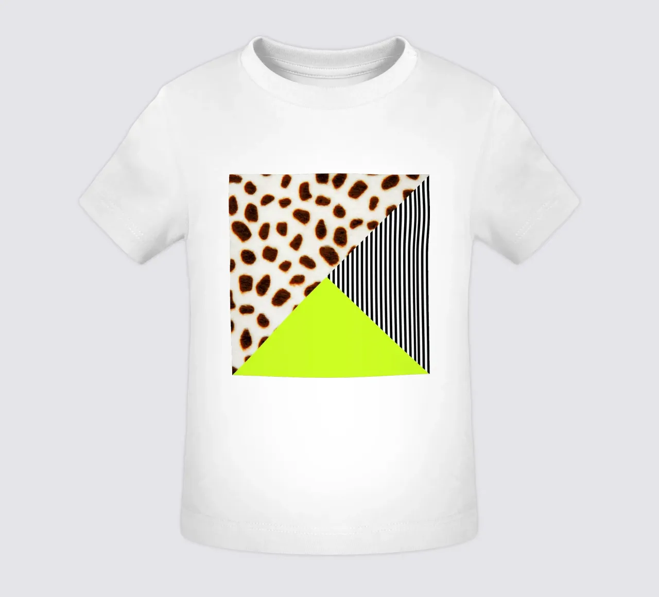 Cheetah Stripe  Neon baby t-shirt by Vasare Nar