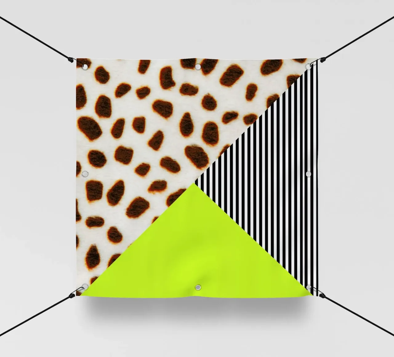 Cheetah Stripe  Neon telo in pvc da Vasare Nar