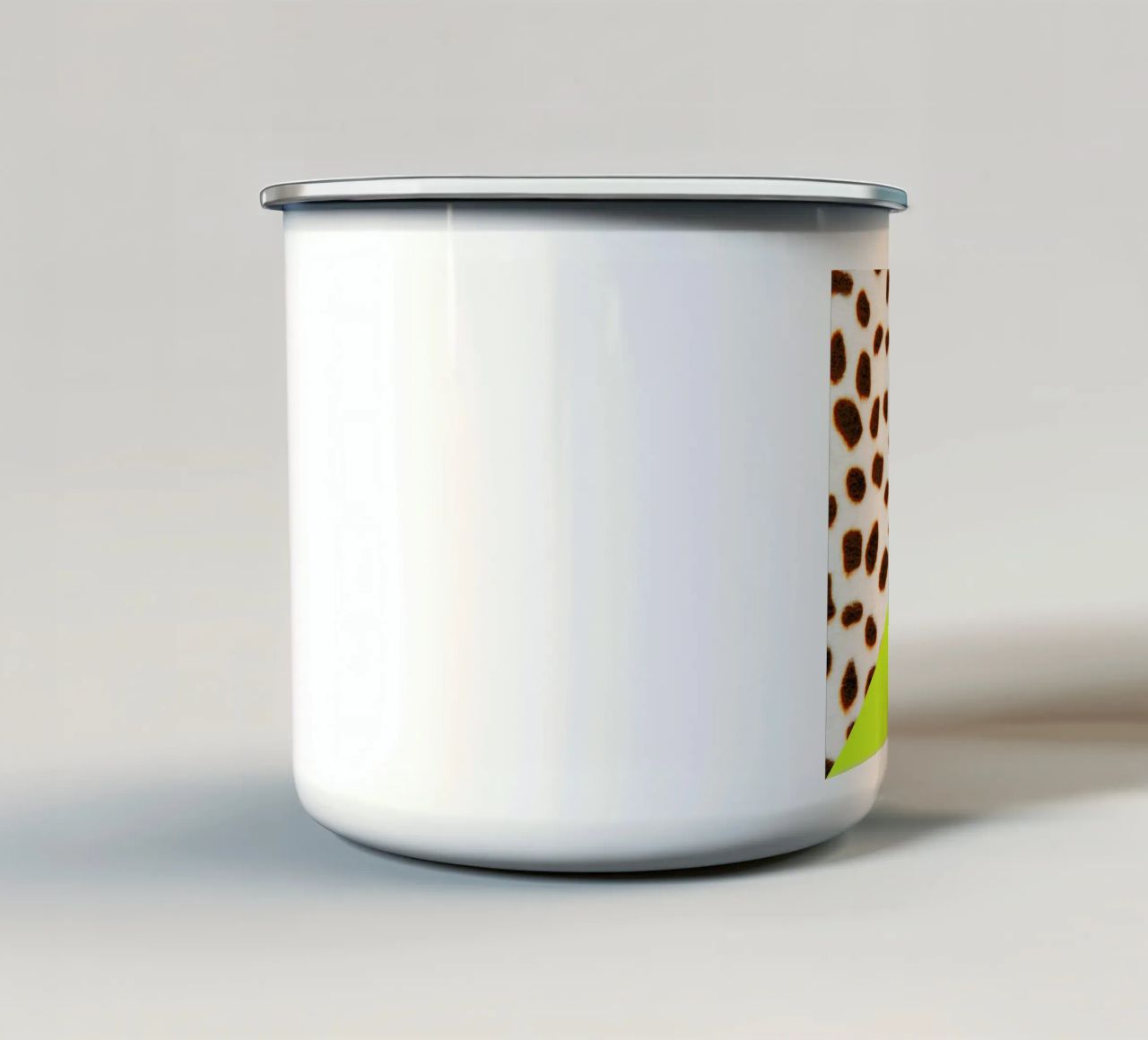 Cheetah Stripe  Neon tazza in smalto da Vasare Nar