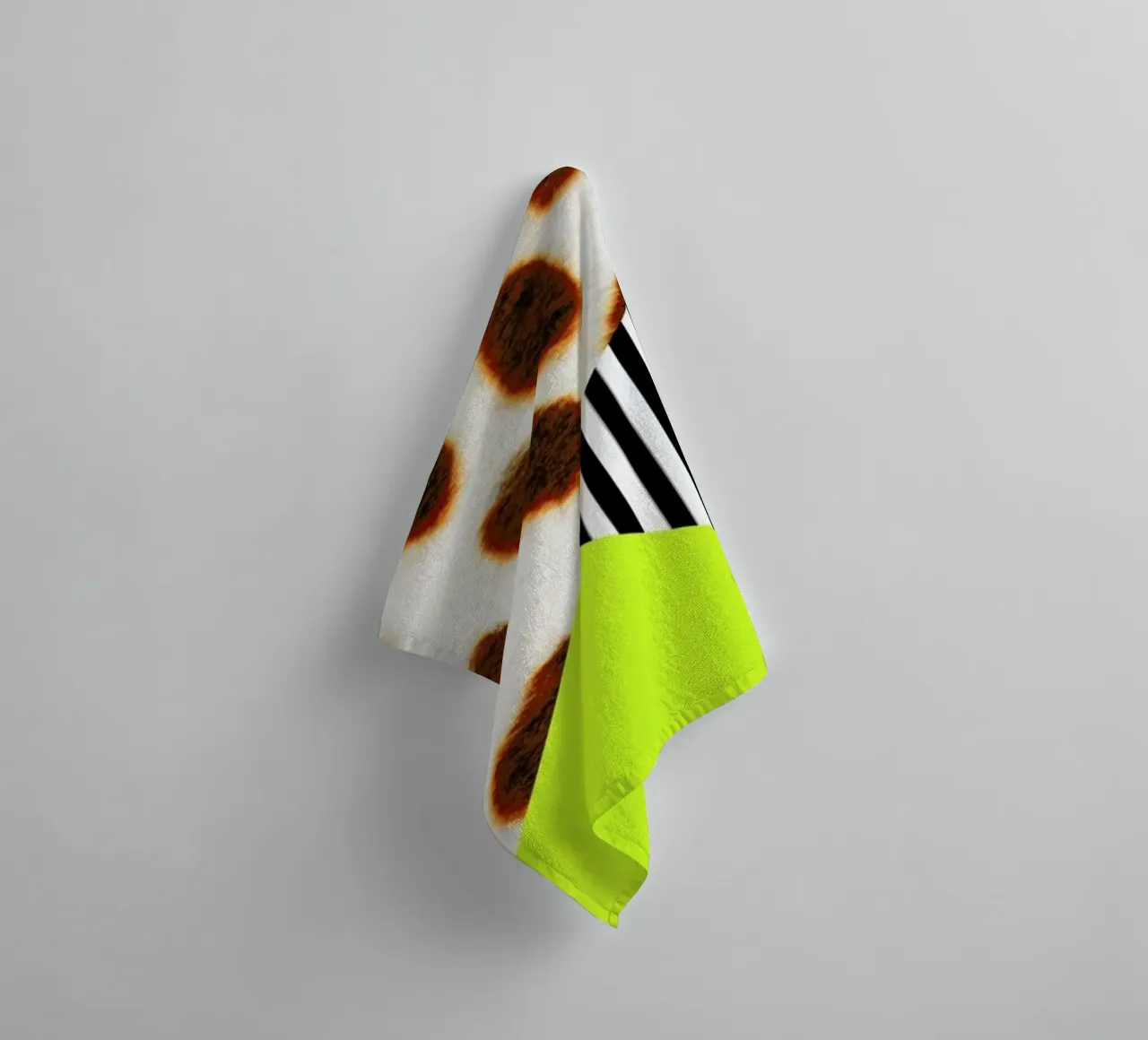 Cheetah Stripe  Neon asciugamano da bagno da Vasare Nar