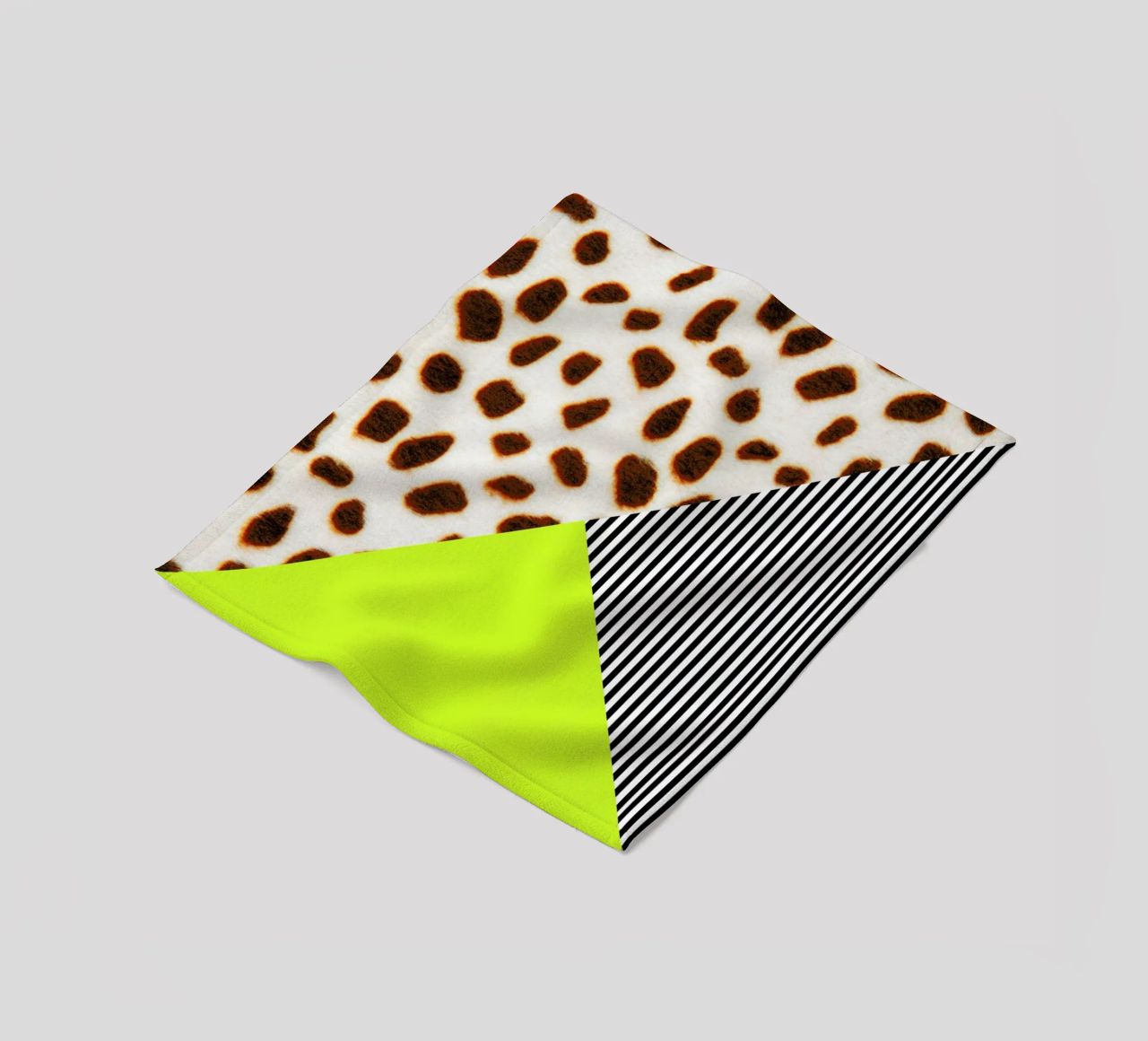 Cheetah Stripe  Neon coperta in pile da Vasare Nar