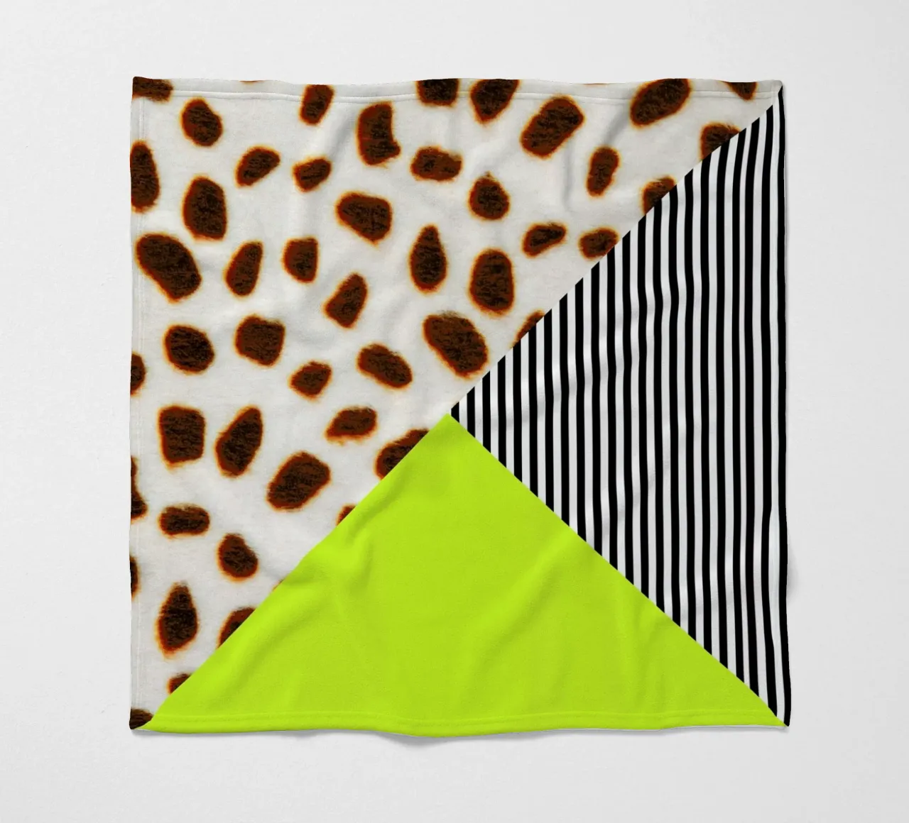 Cheetah Stripe  Neon coperta in pile da Vasare Nar