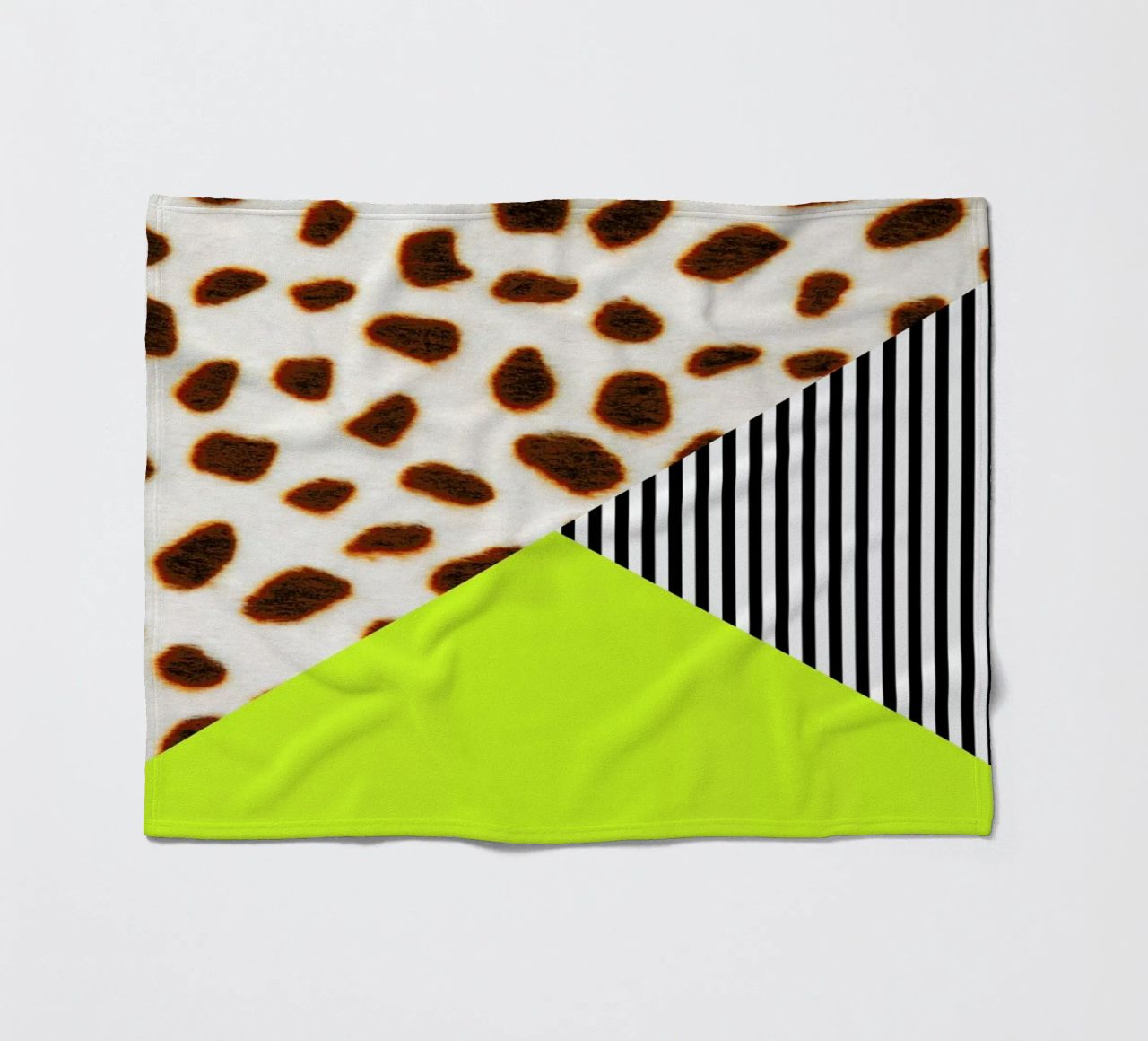 Cheetah Stripe  Neon coperta in pile da Vasare Nar