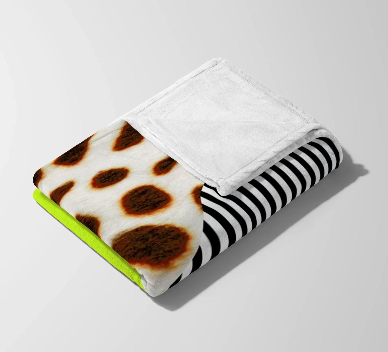 Cheetah Stripe  Neon coperta in pile da Vasare Nar